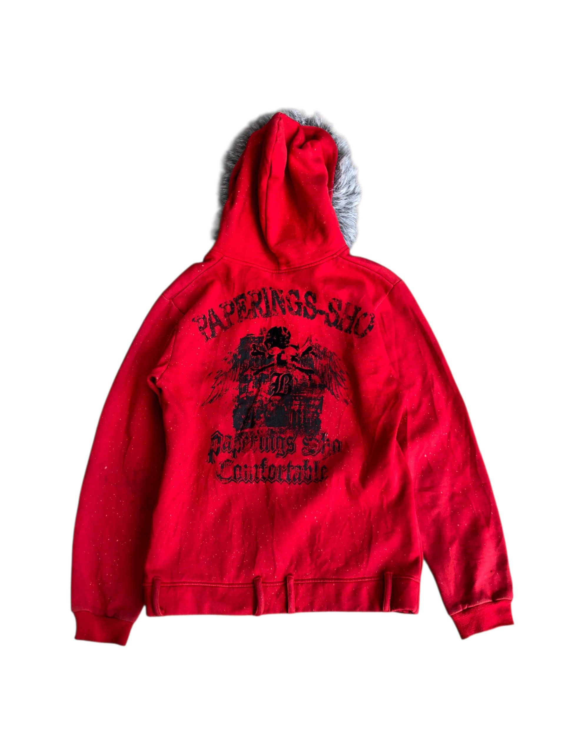 If Six Was Nine 2000s Berning Sho Raccoon Fur Jacket Vkei Style Size US M / EU 48-50 / 2 - 6 Thumbnail