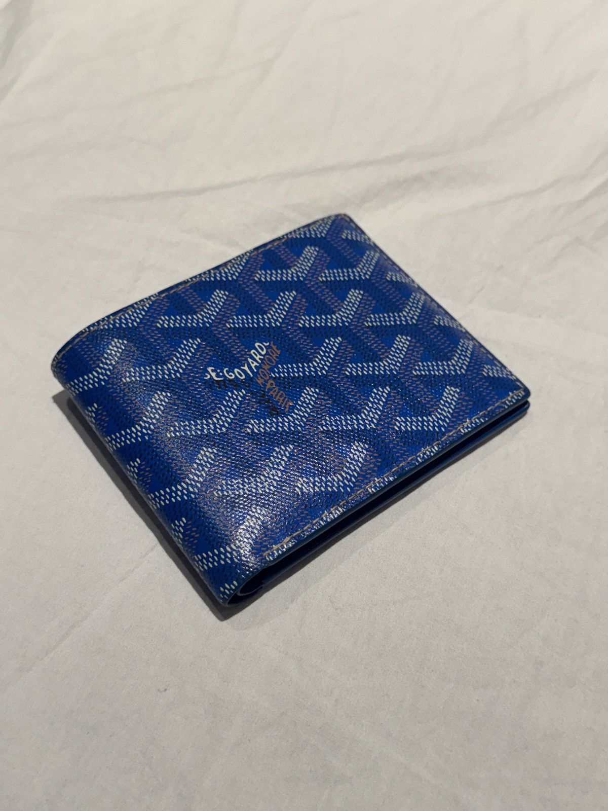 Goyard Blue Goyard Bi Fold Wallet Size ONE SIZE - 1 Thumbnail