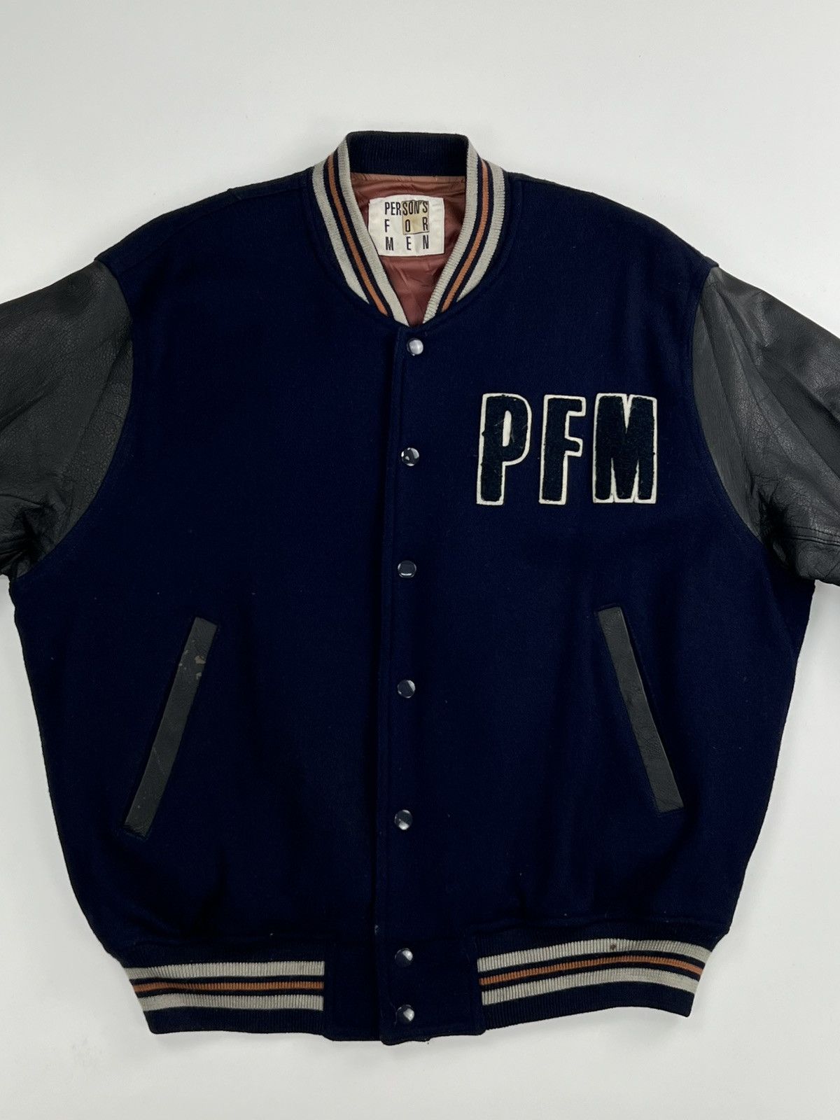 VINTAGE PERSON FOR MEN VARSITY JACKET