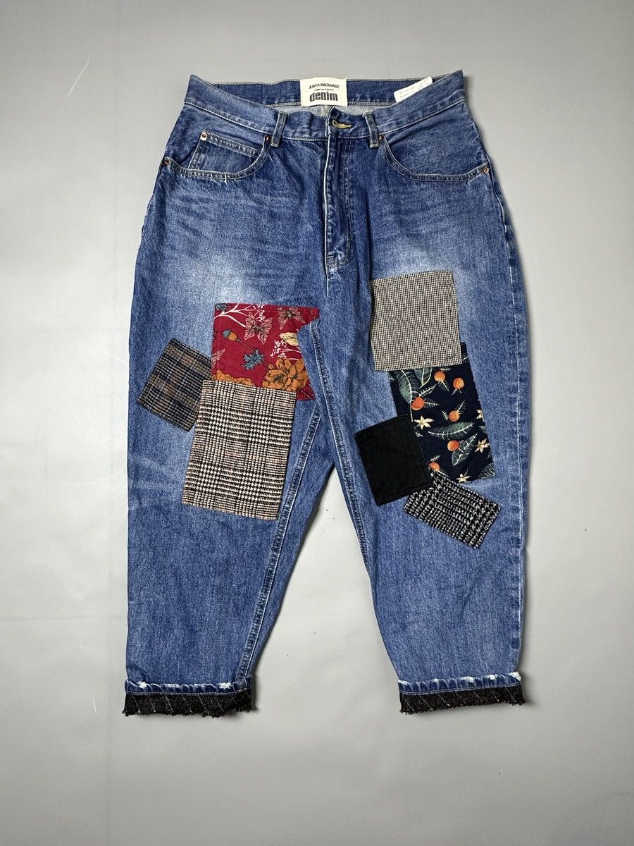 Comme des Garcons × Junya Watanabe CDG - JUNYA WATANABE — DENIM PATCHWORK JEANS Size US 32 / EU 48 - 2 Thumbnail