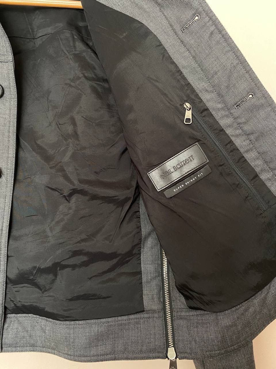 Neil Barrett 🔥 Neil Barrett Wool Jacket Grey Size US S / EU 44-46 / 1 - 6 Thumbnail