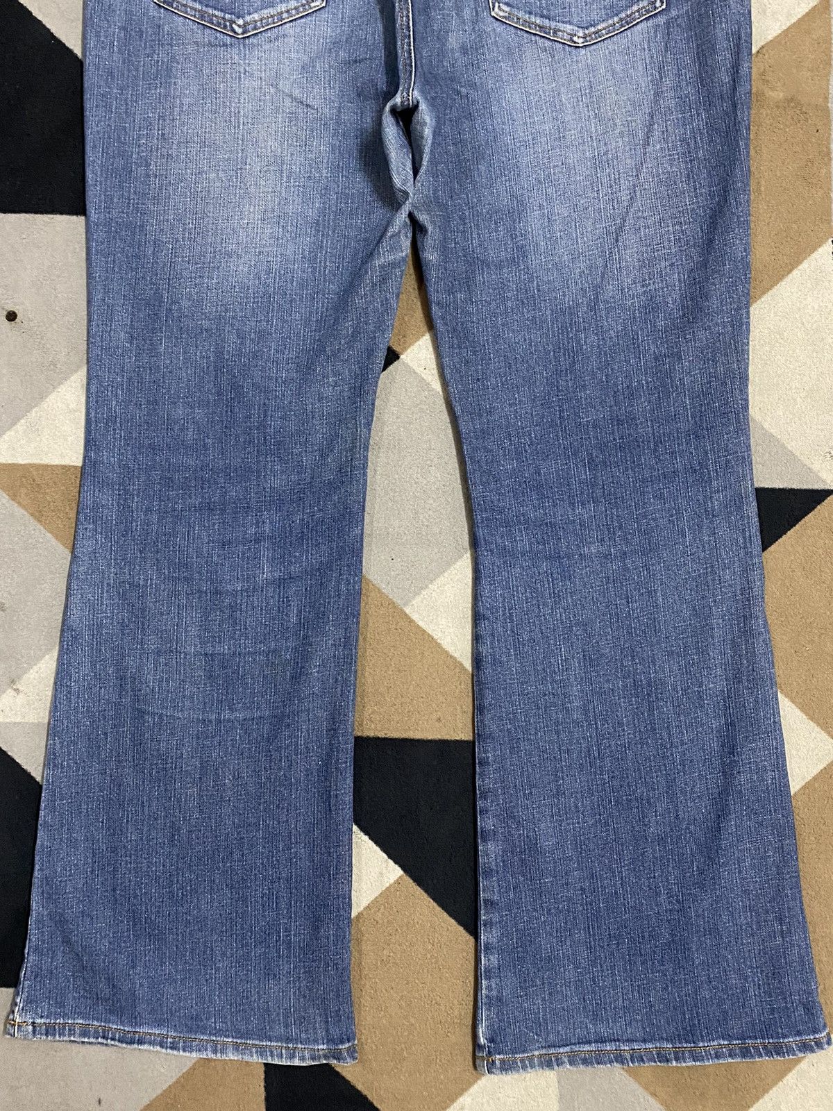 Japanese Brand Vintage Japanese Brands Blue Wash Flare Jeans Size US 37 - 6 Thumbnail