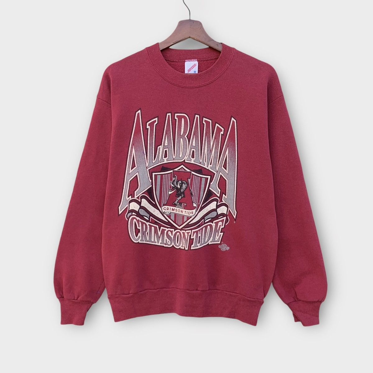 Jerzees Vintage Alabama Crimson Tide Football Crewneck Size M / US 6-8 / IT 42-44 - 1 Thumbnail