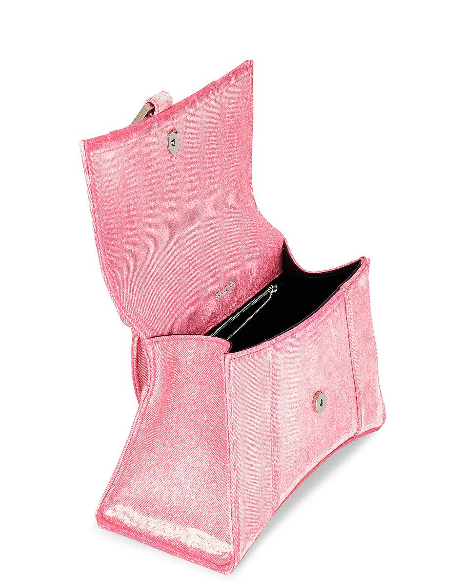 Balenciaga o1la1rc1a1024 Size: OS / Hourglass Top Handle Bag Pink Size ONE SIZE - 6 Thumbnail