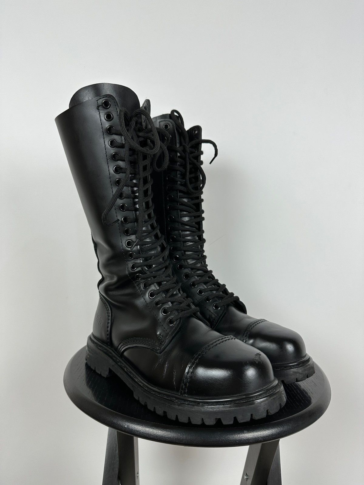 Vintage Vintage Undercover High Leather Steel Toe England Boots Size US 7.5 / EU 40-41 - 7 Thumbnail