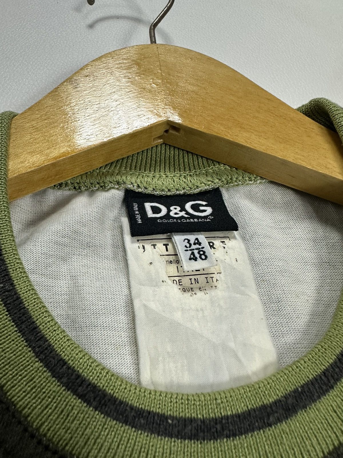 Dolce & Gabbana Vintage Dolce & Gabbana nice Design Art Tshirt Size XXS / US 00 / IT 34 - 3 Thumbnail