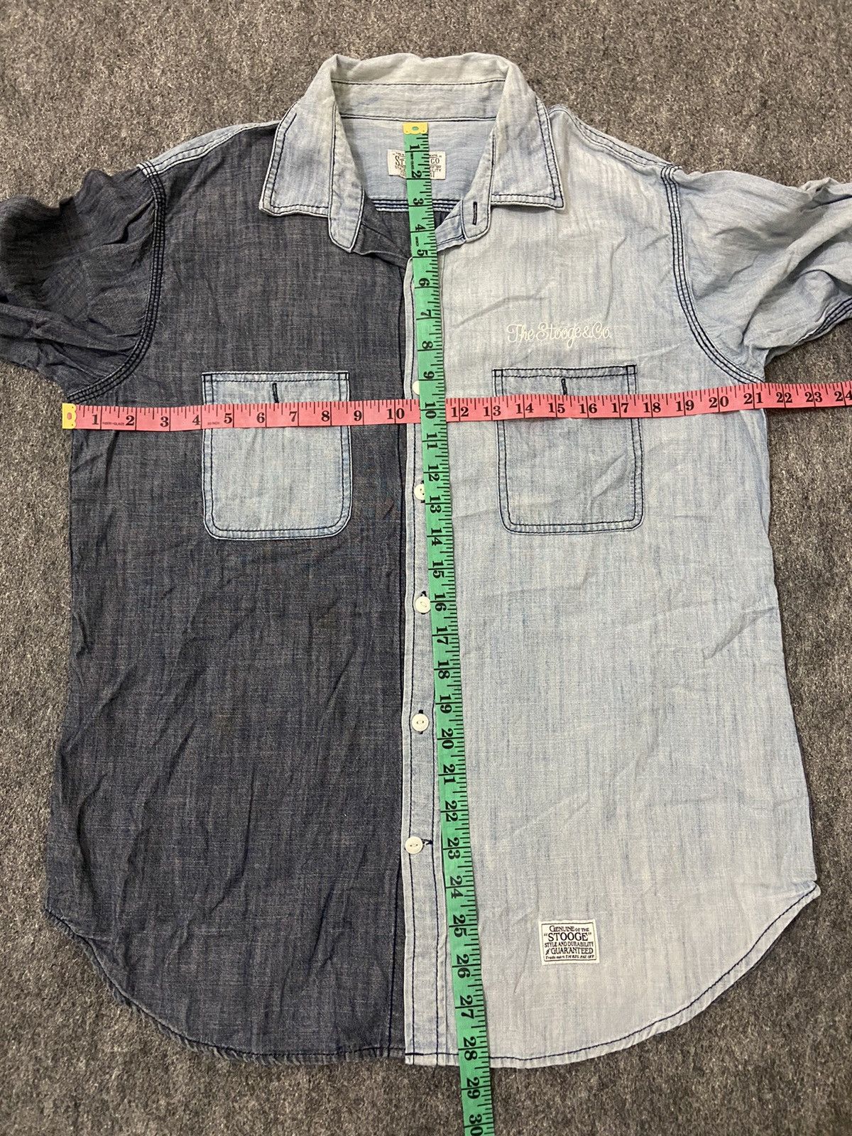 Hysteric Glamour × If Six Was Nine × Japanese Brand stooge & co capital style long denim shirt Size US L / EU 52-54 / 3 - 10 Thumbnail