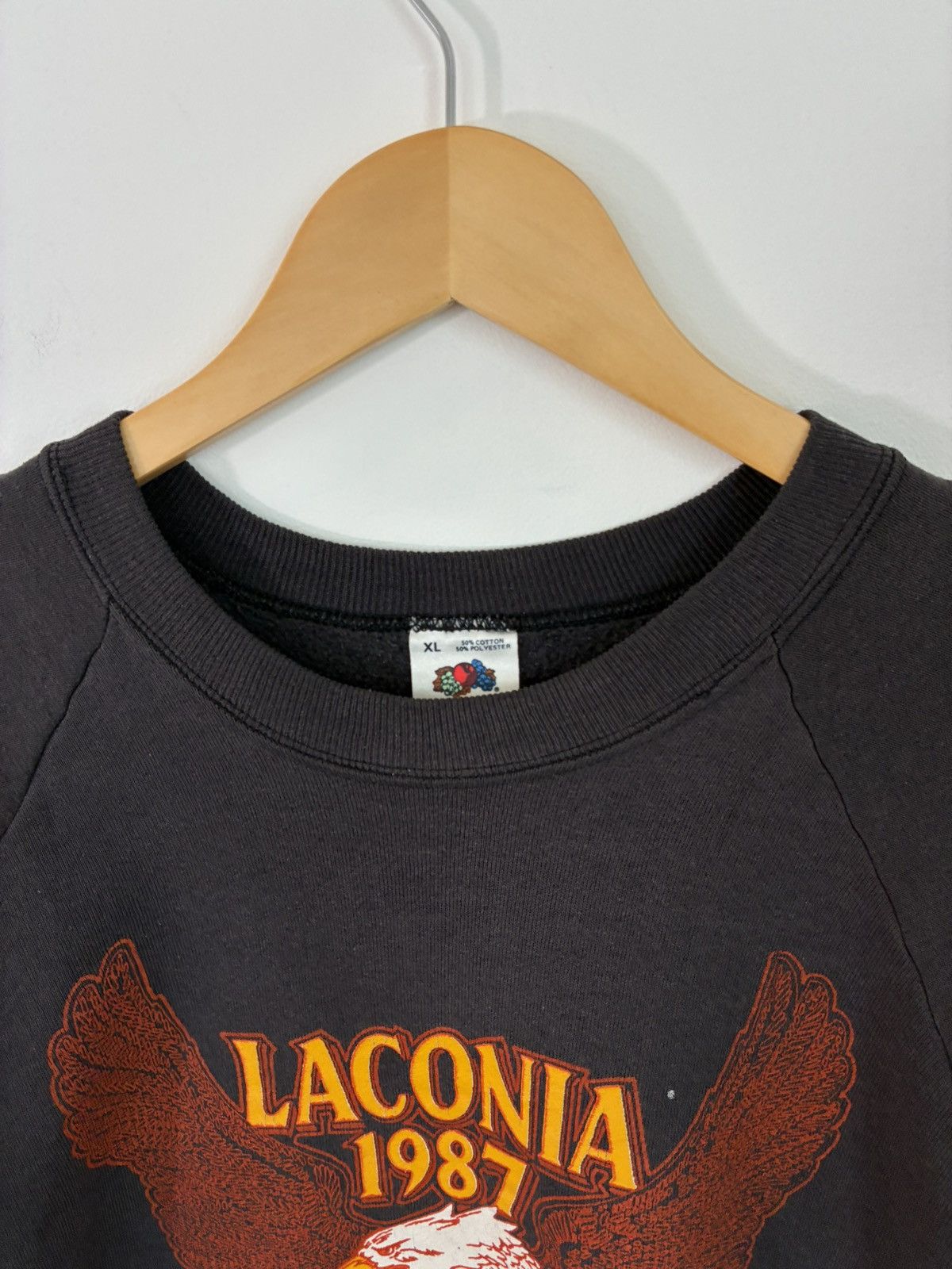 Vintage Vintage 80s Sun Faded Thrashed Motorcycle Crewneck Size US XL / EU 56 / 4 - 3 Thumbnail