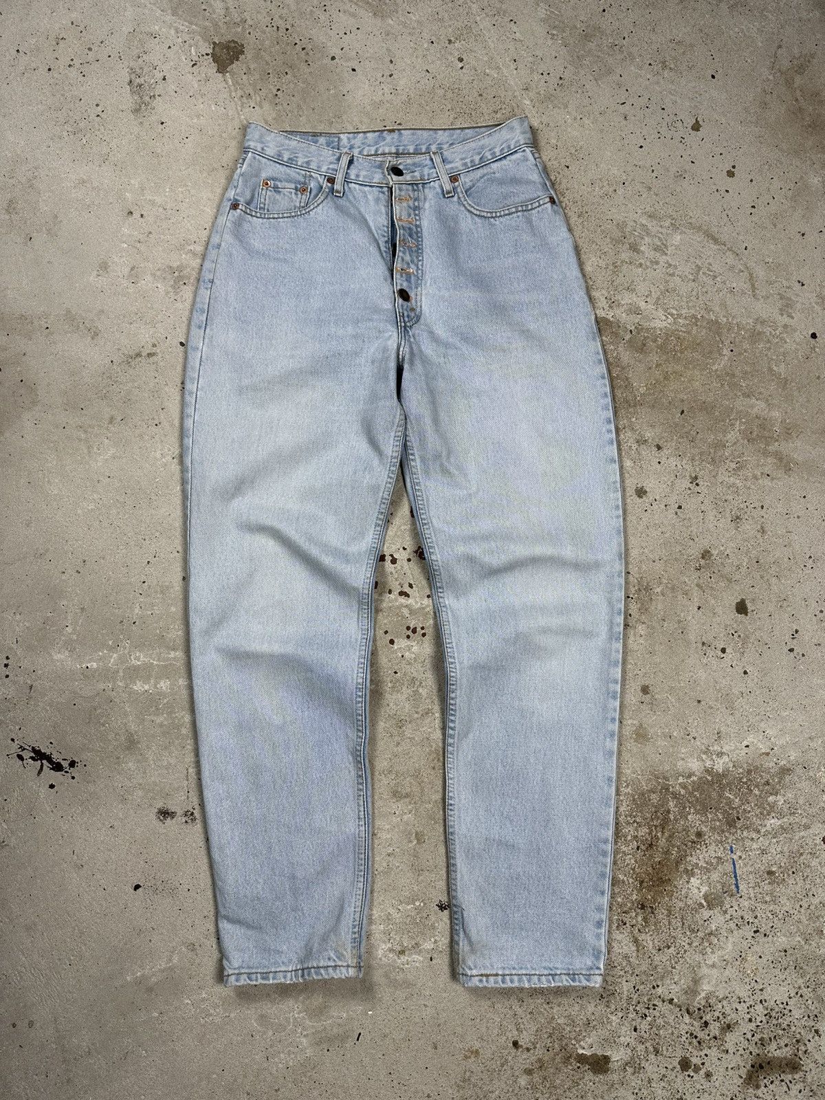 Levi's Vintage 1997 Levi’s 881 02 Baby Blue Orange Tab Denim Pants Size US 29 - 2 Thumbnail