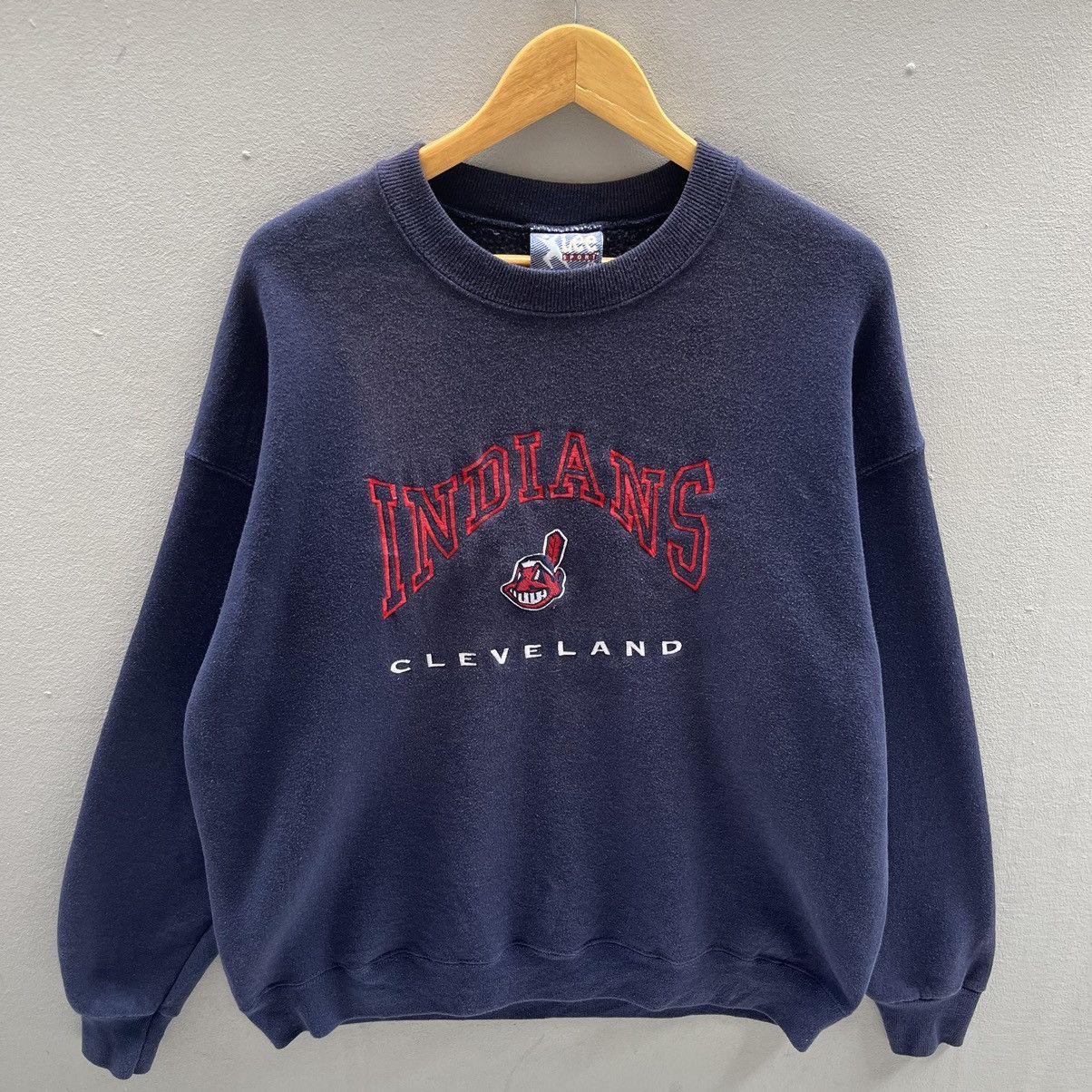 Lee × Vintage VINTAGE LEE SPORT INDIANS CLEVELAND Size US XL / EU 56 / 4 - 1 Thumbnail