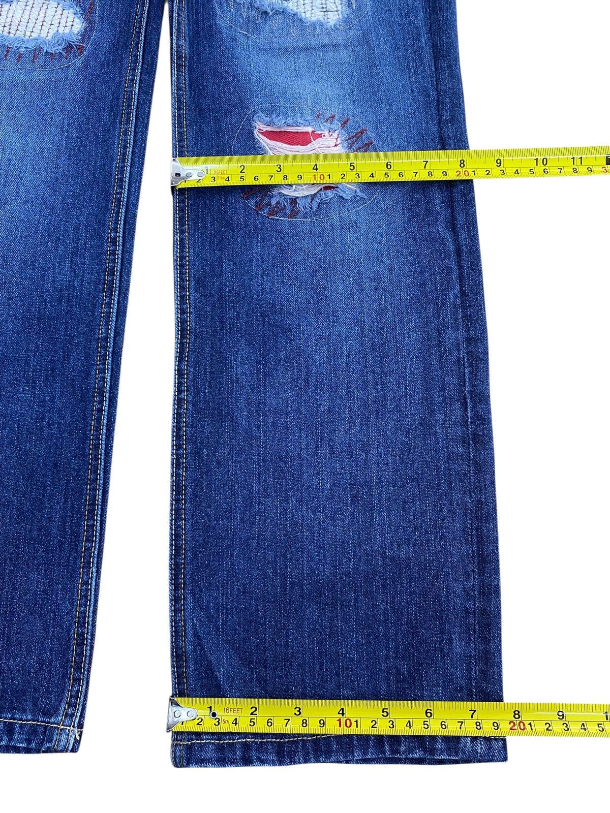 Japanese Brand Japanese Brand Whiskers Faded Wash Style Ripped Jeans Size US 32 / EU 48 - 8 Thumbnail