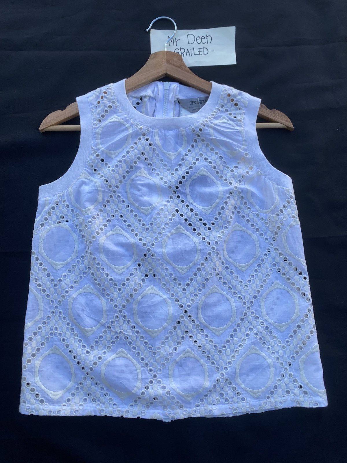 Max Mara Rare Sportmax Embroidered Sleeveless Top Size S / US 4 / IT 40 - 1 Thumbnail