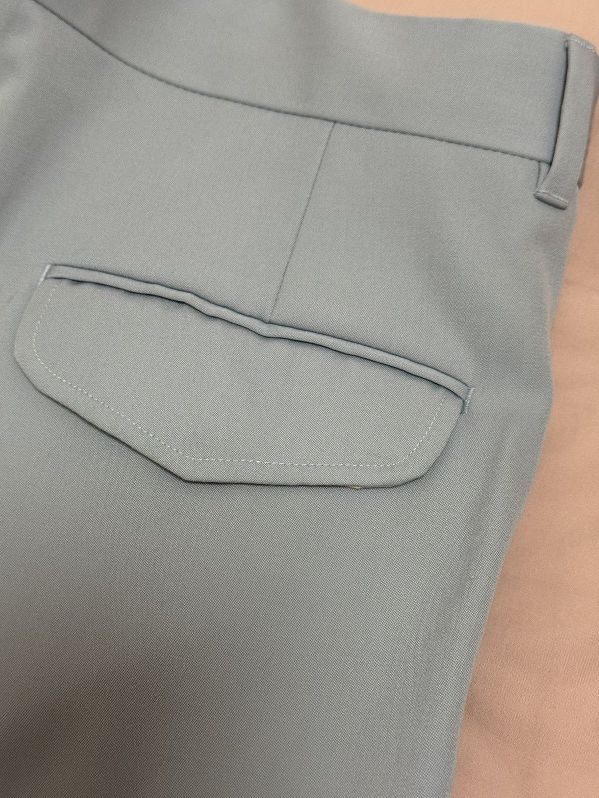 Louis Vuitton Louis Vuitton light blue wool tailored pants 38 Size 38R - 5 Thumbnail
