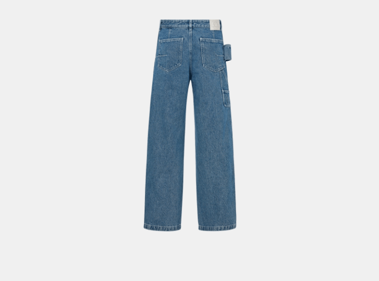 Dior o1w1db11225 493D18 Carpenter Jeans in Blue Size US 30 / EU 46 - 2 Thumbnail