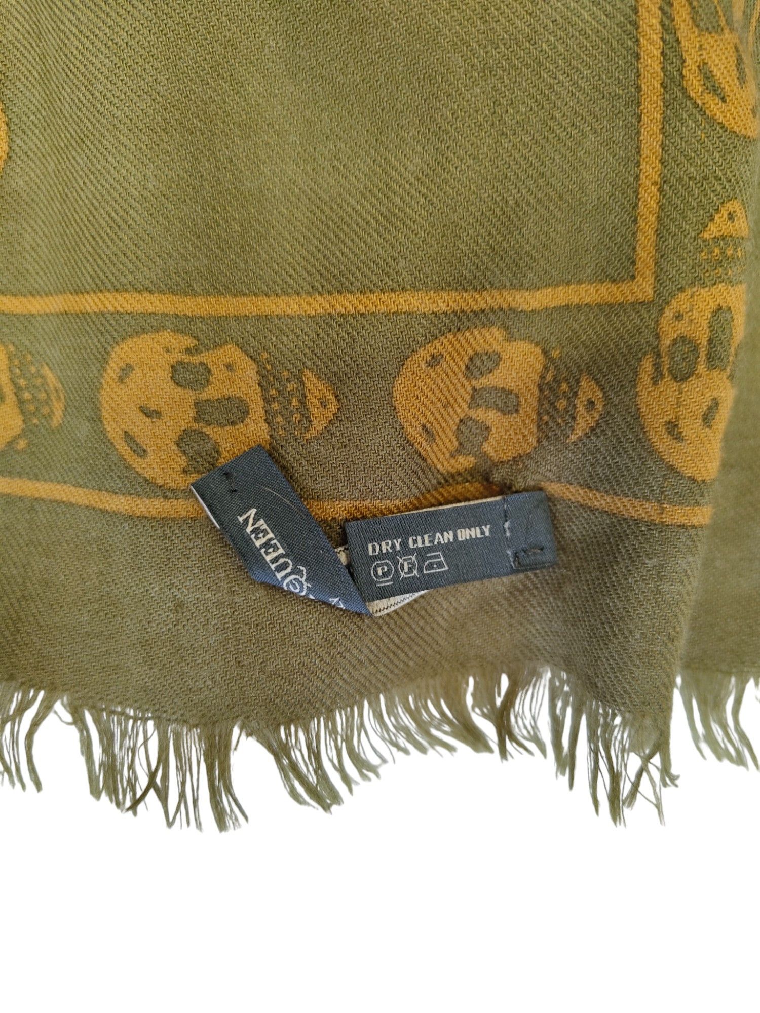 Alexander McQueen Signature Scull Wool And Cashmere Scarf Size ONE SIZE - 5 Thumbnail