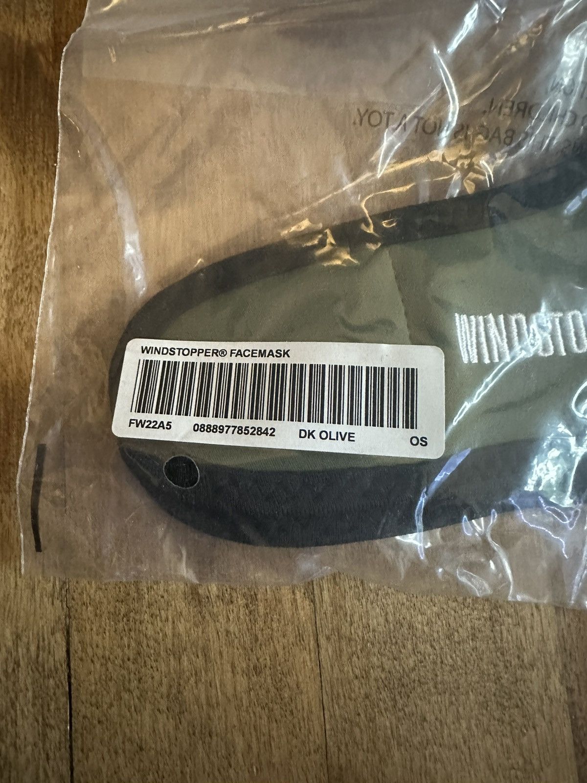 Supreme Supreme Windstopper Facemask Olive Size ONE SIZE - 2 Thumbnail