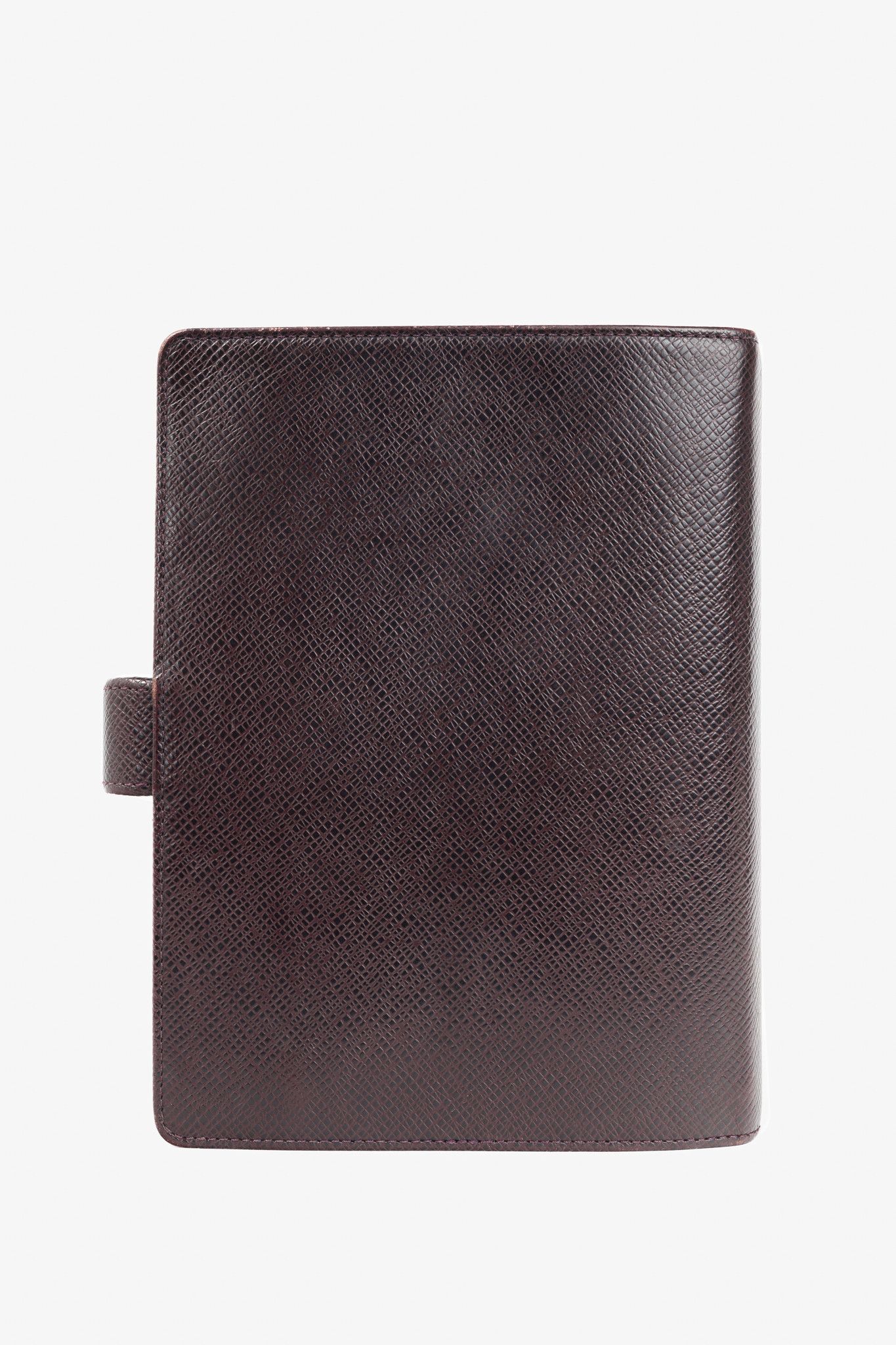 Louis Vuitton Louis Vuitton Acajou Taiga Leather Medium Ring Agenda Cover Size ONE SIZE - 4 Thumbnail