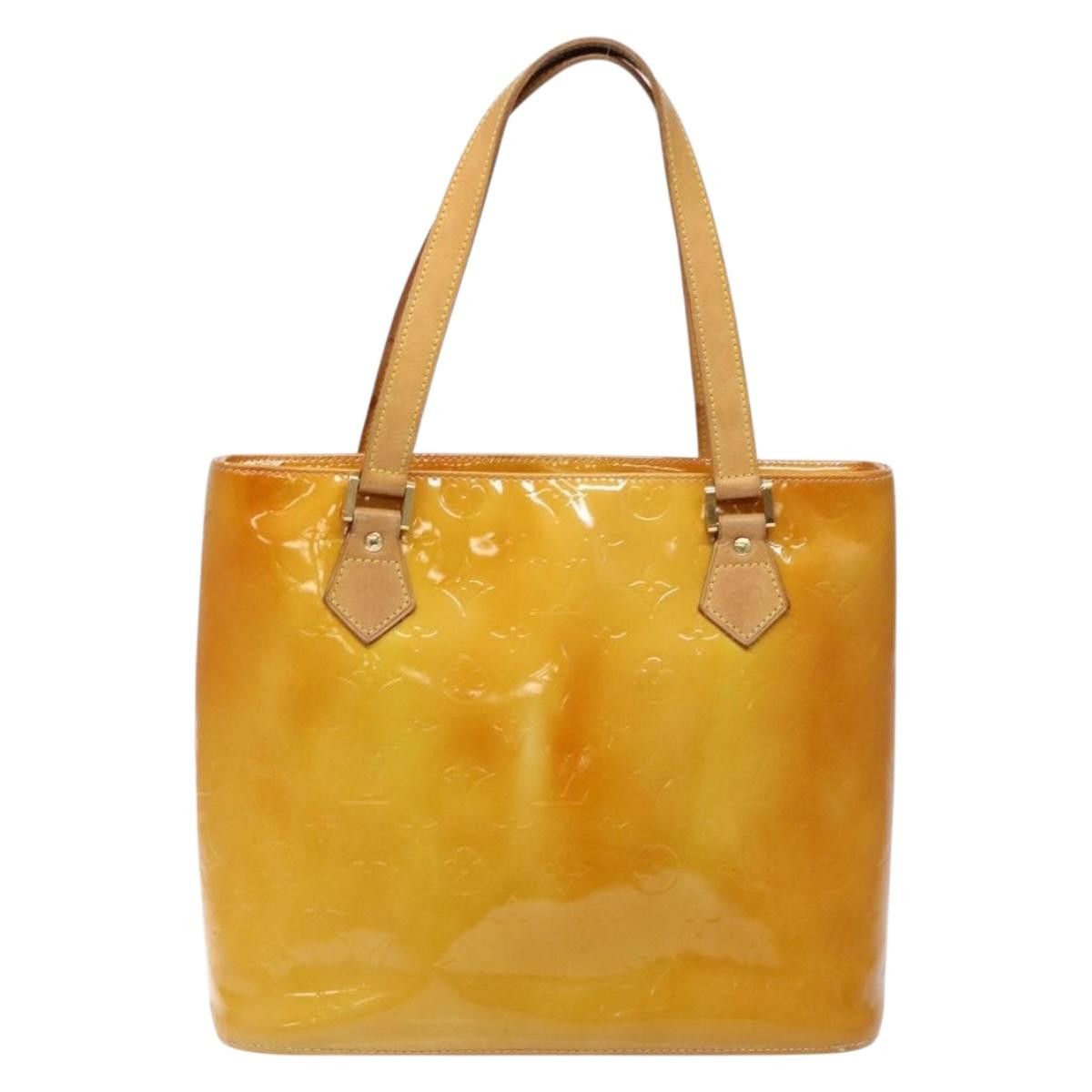 Louis Vuitton LOUIS VUITTON Monogram Vernis Houston Hand Bag Beige M91004 Size ONE SIZE - 2 Thumbnail