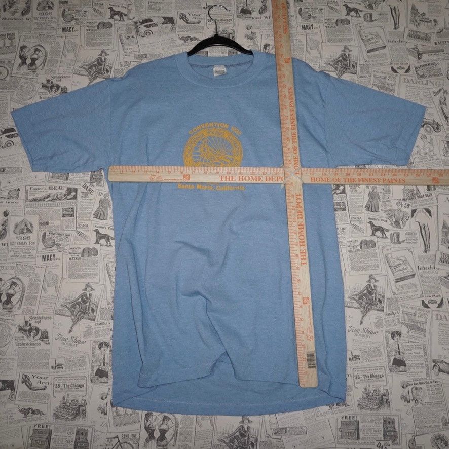 Vintage XL - Vintage Y2K 1982 Santa Maria farmers convention t-shirt Size US XL / EU 56 / 4 - 4 Thumbnail