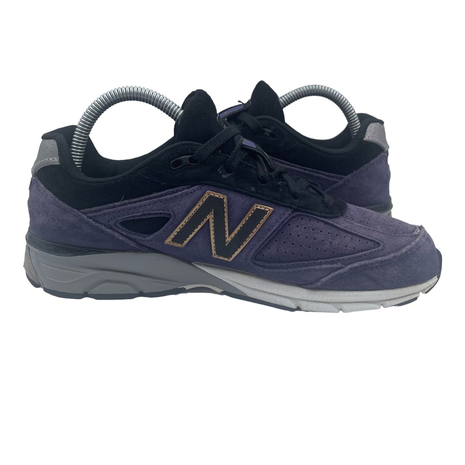 New Balance New Balance 990v4 Dark Purple Suede Black Shoes Womens 8.5 Size US 8.5 / IT 38.5 - 5 Thumbnail