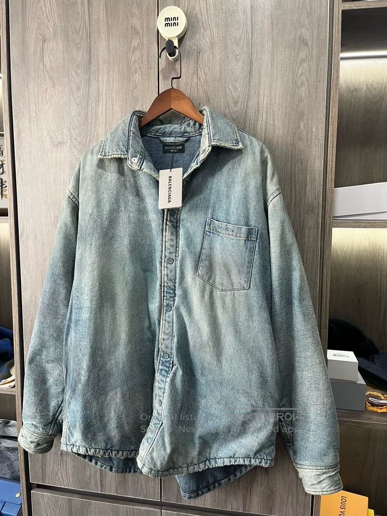 Balenciaga Balenciaga Denim Jacket Size US XS / EU 42 / 0 - 5 Thumbnail