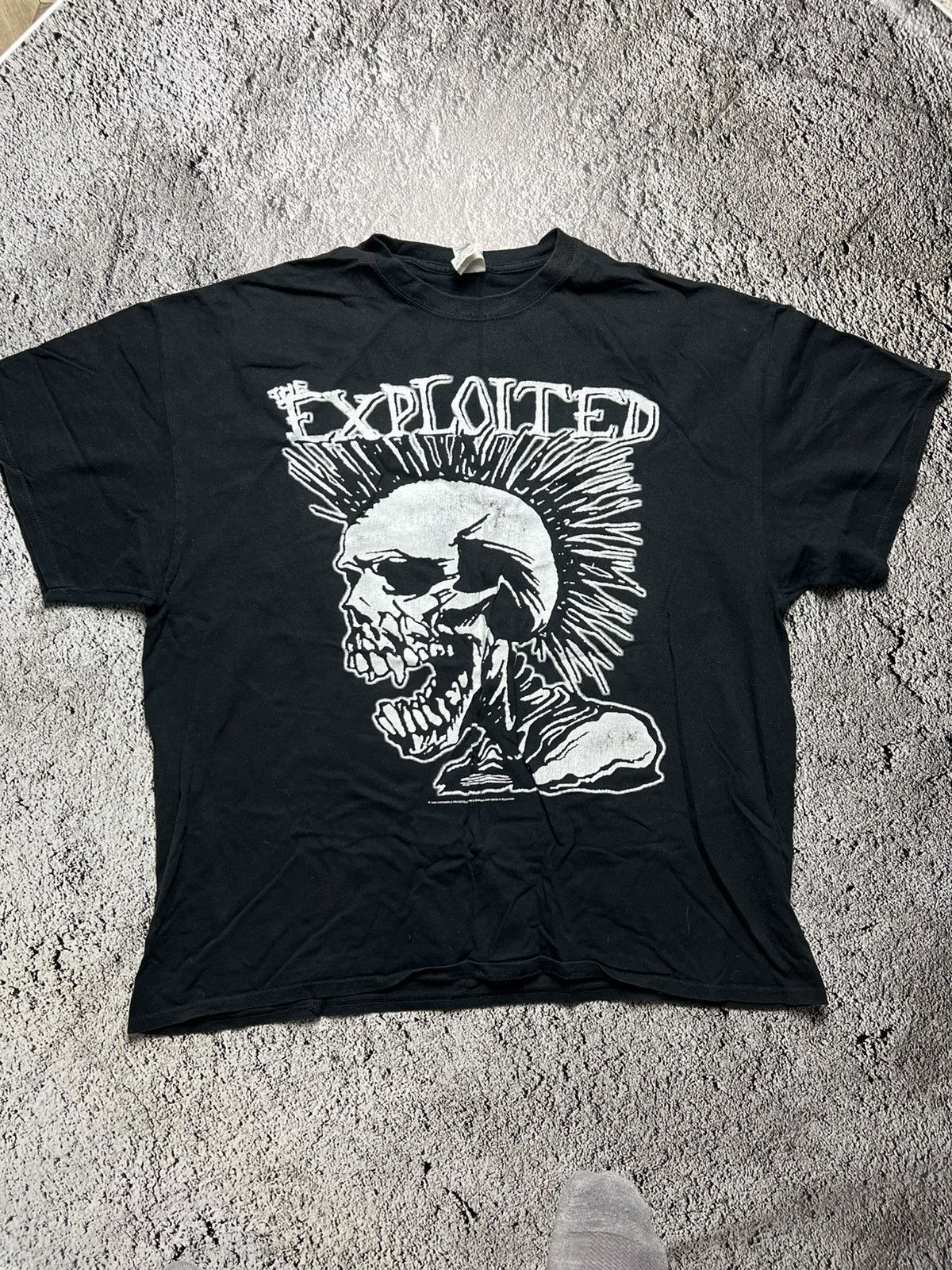 Gildan Exploited total chaos 1998 metalhead skull vintage tee Size US XXL / EU 58 / 5 - 1 Thumbnail