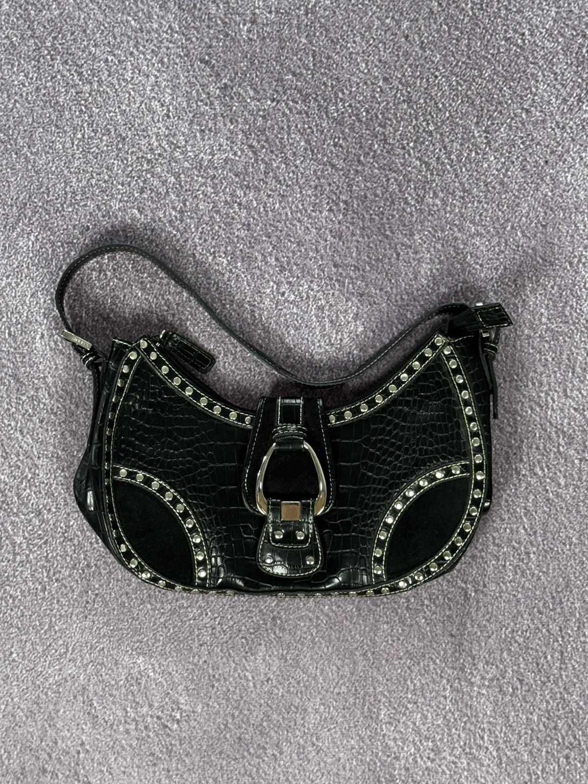 Japanese Brand Vintage Leather Studded Y2K Glamour Bag Size ONE SIZE - 1 Thumbnail