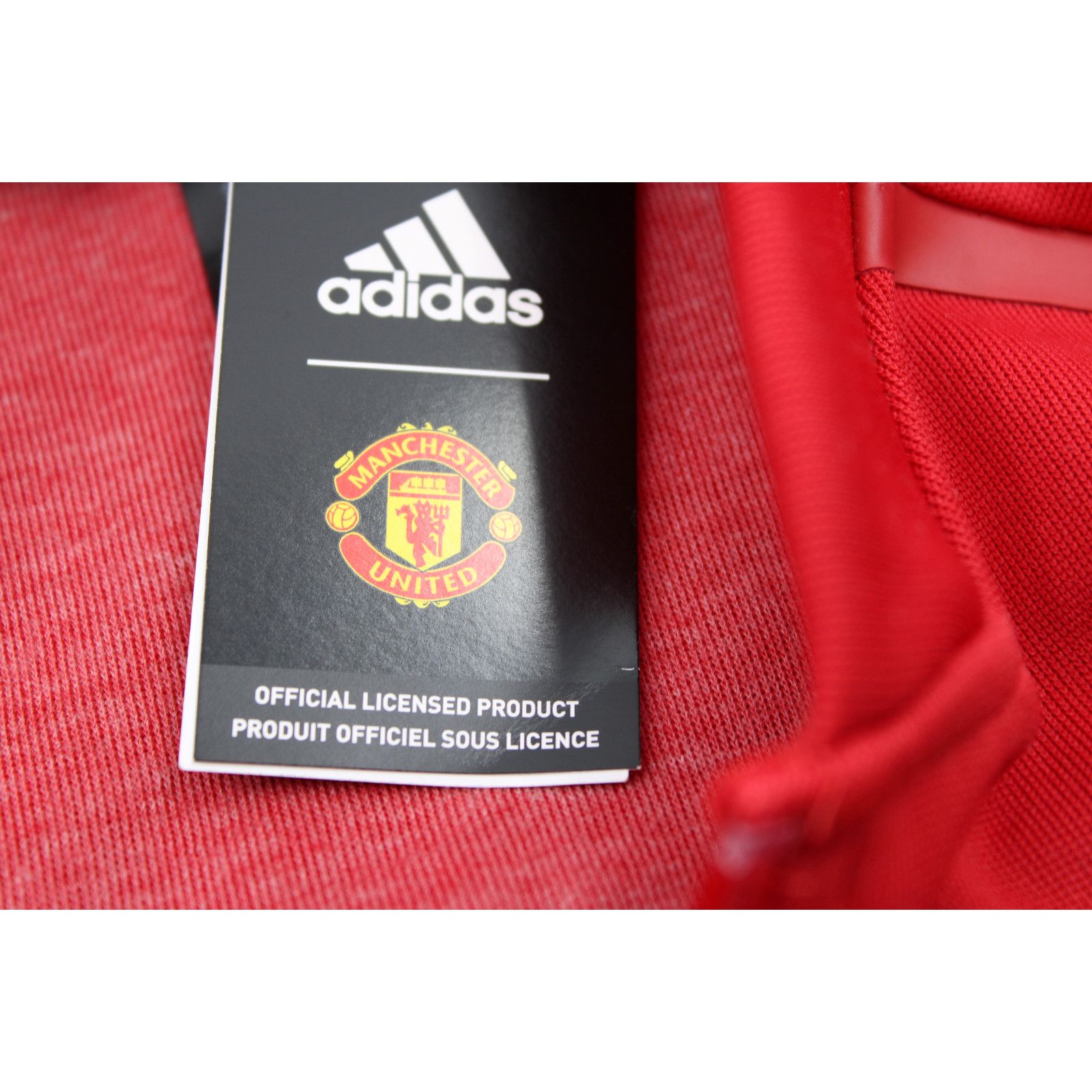 NWT ADIDAS Manchester United Z.N.E. CW7670 Jacket Size S $80