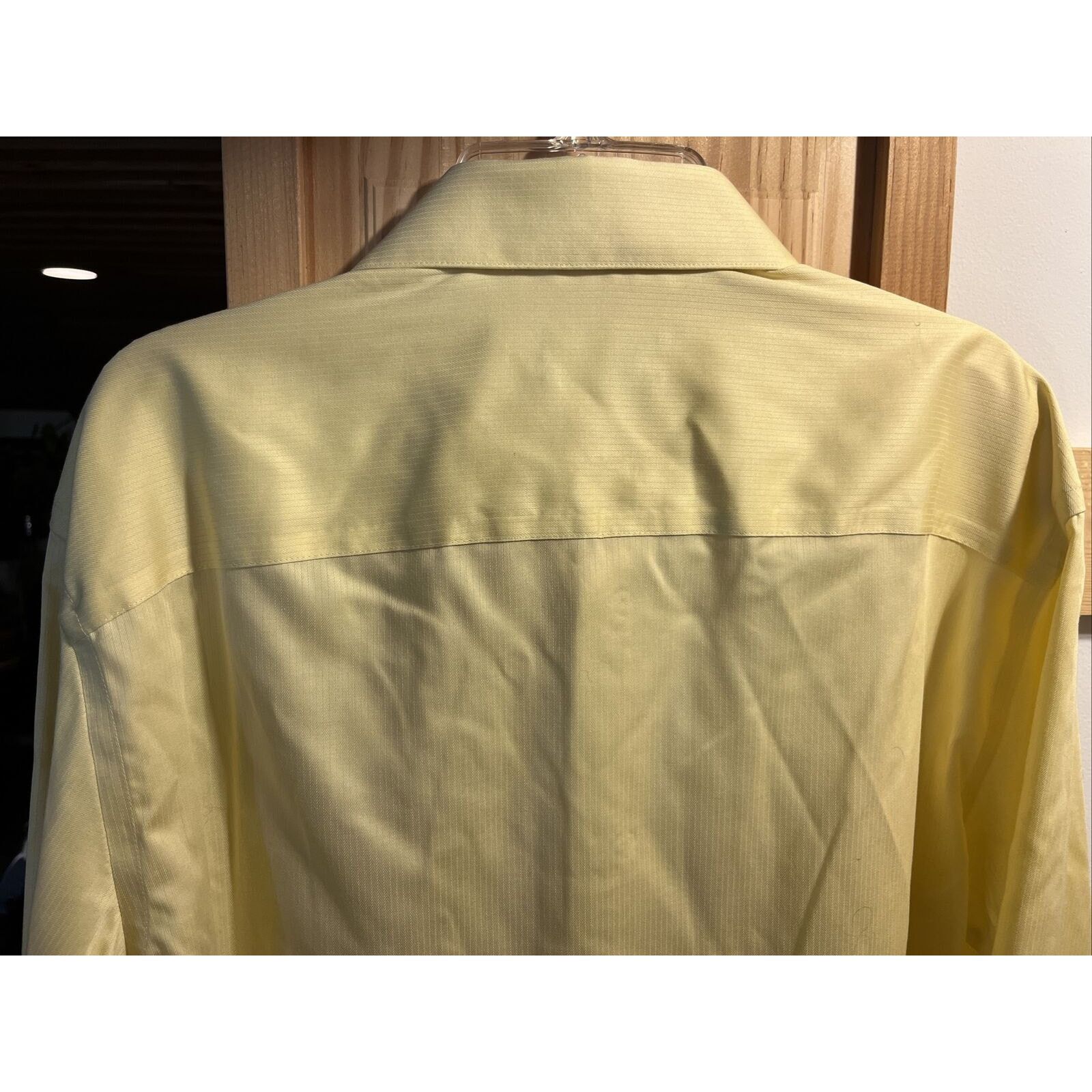 Kenneth Cole Kenneth Cole New York Men’s 15.5 34/35 Yellow Cotton Shirt Size US M / EU 48-50 / 2 - 10 Thumbnail