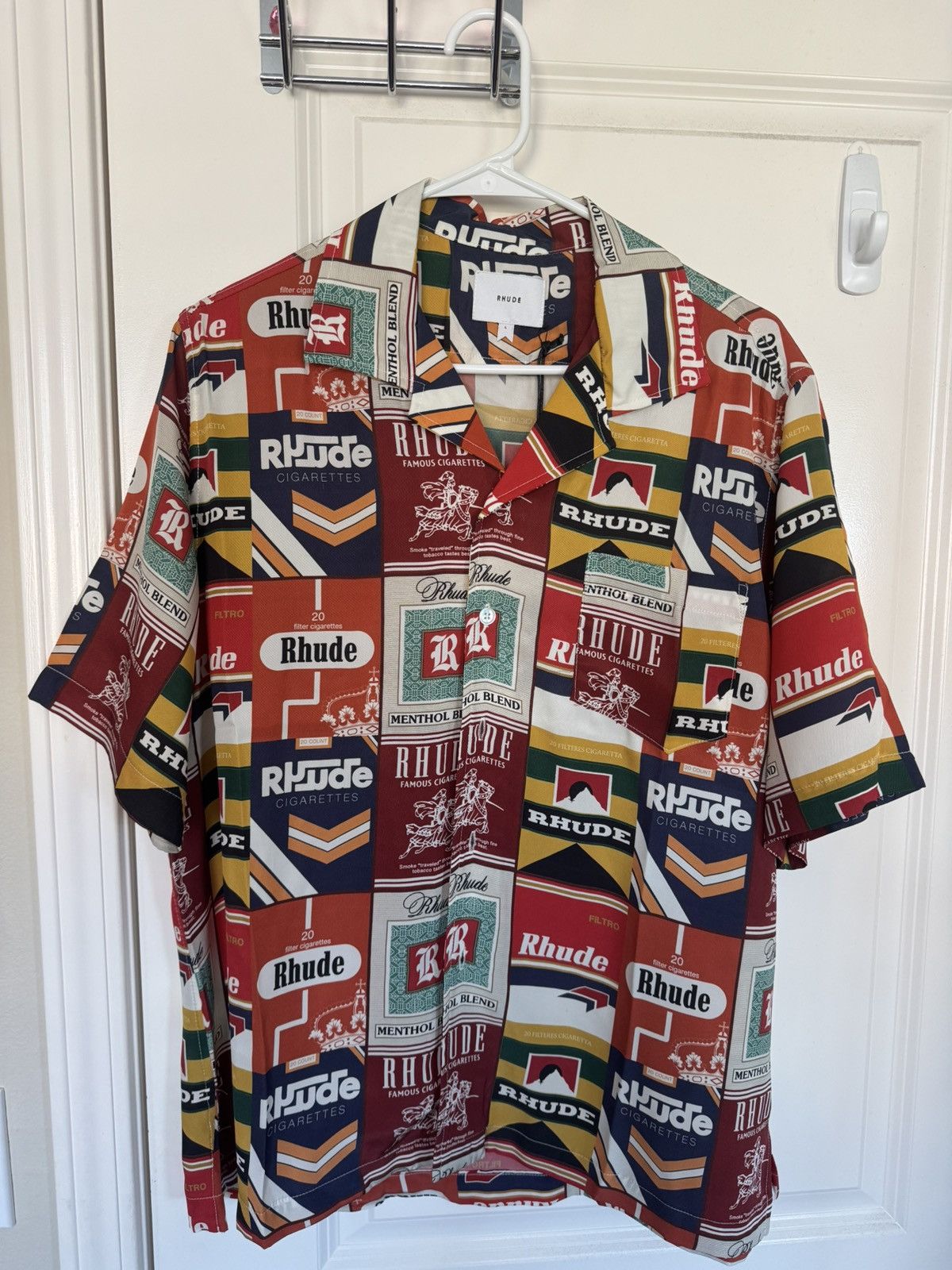 Rhude RHUDE Cigaretta Silk Shirt Size US L / EU 52-54 / 3 - 1 Thumbnail