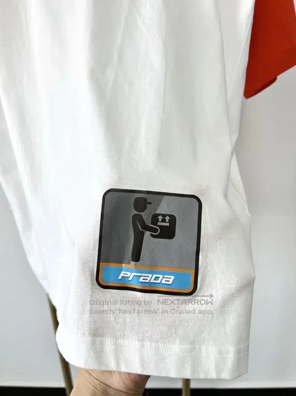 Prada Prada Men's Summer White Cotton T-Shirt. Size US M / EU 48-50 / 2 - 4 Thumbnail