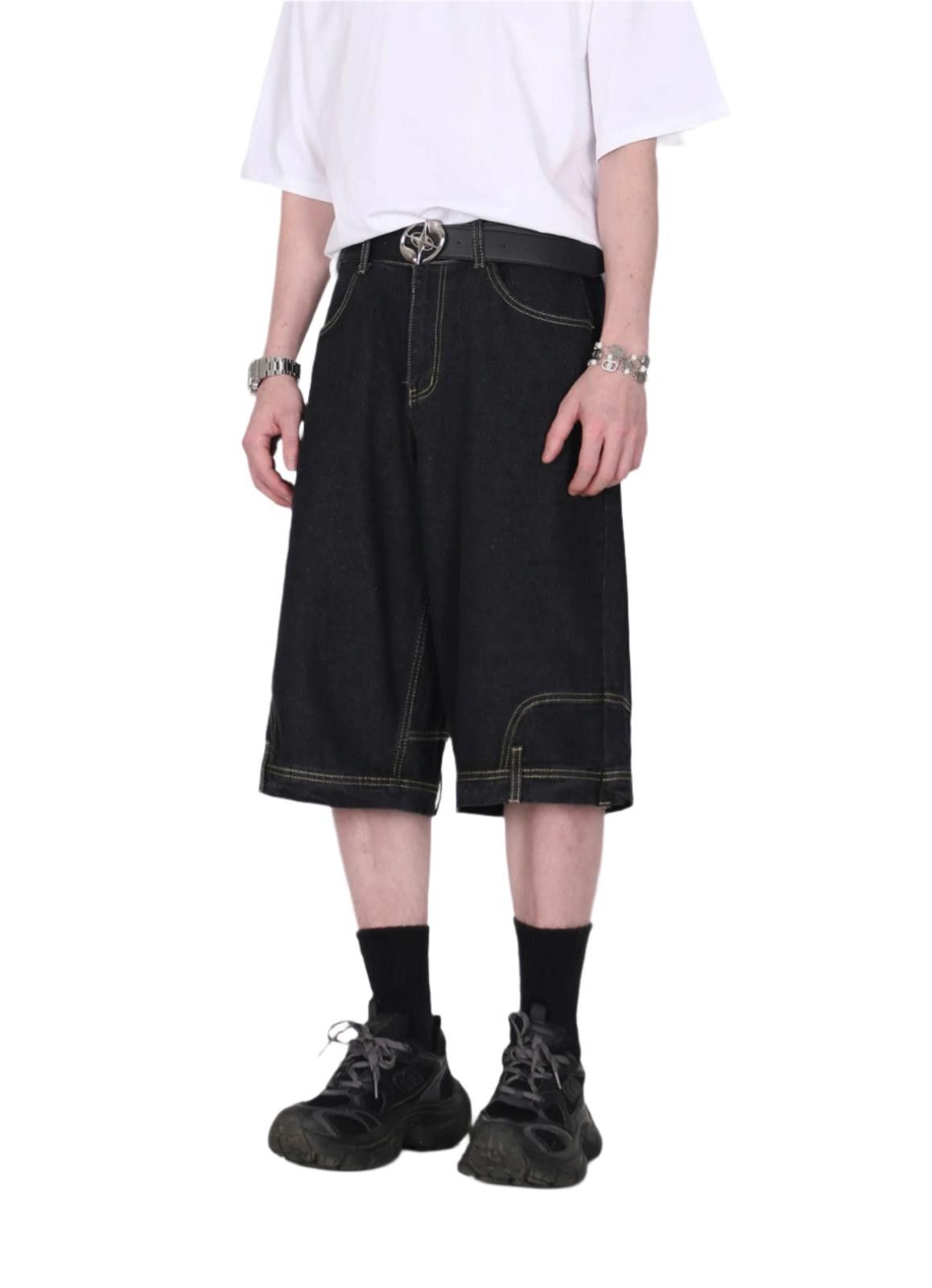Vintage Reverse Design Baggy Wide Leg Jorts Size US 33 - 7 Thumbnail