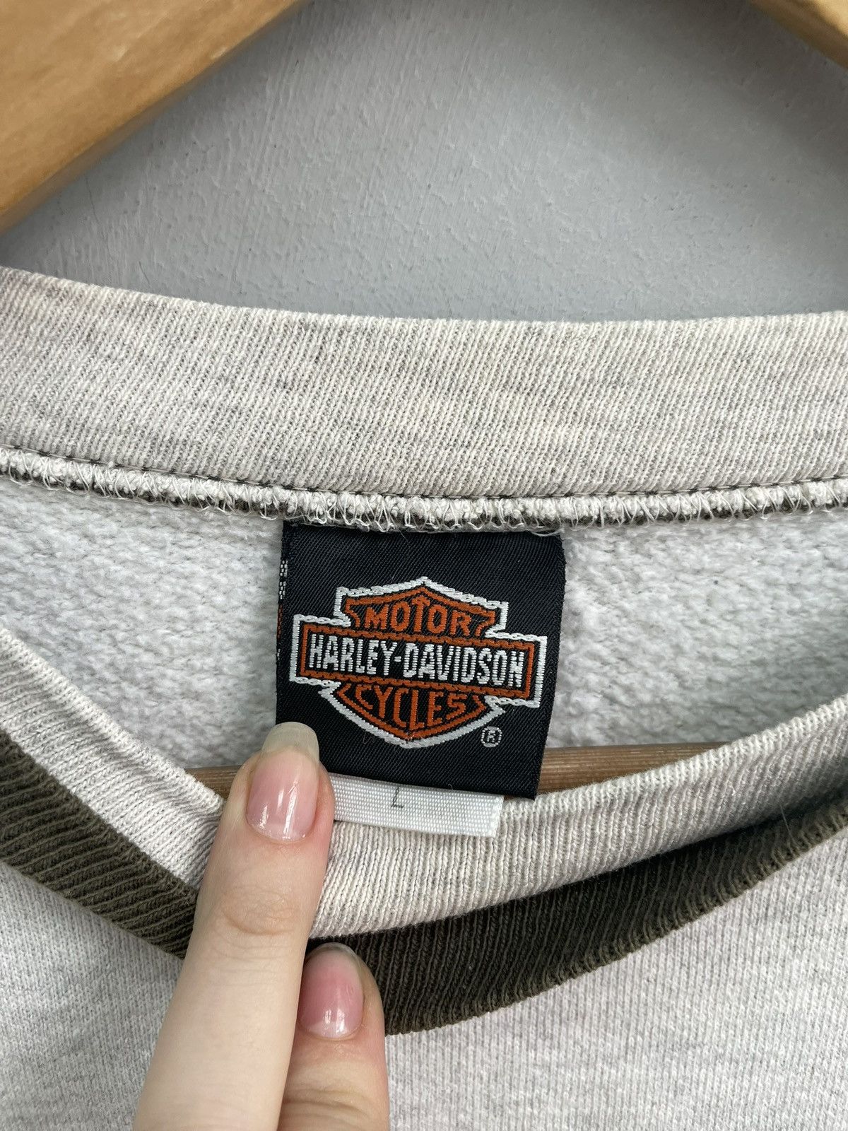 Harley Davidson rare boxy fit Harley Davidson 90s 3d emblem sweatshirt Size US L / EU 52-54 / 3 - 4 Thumbnail