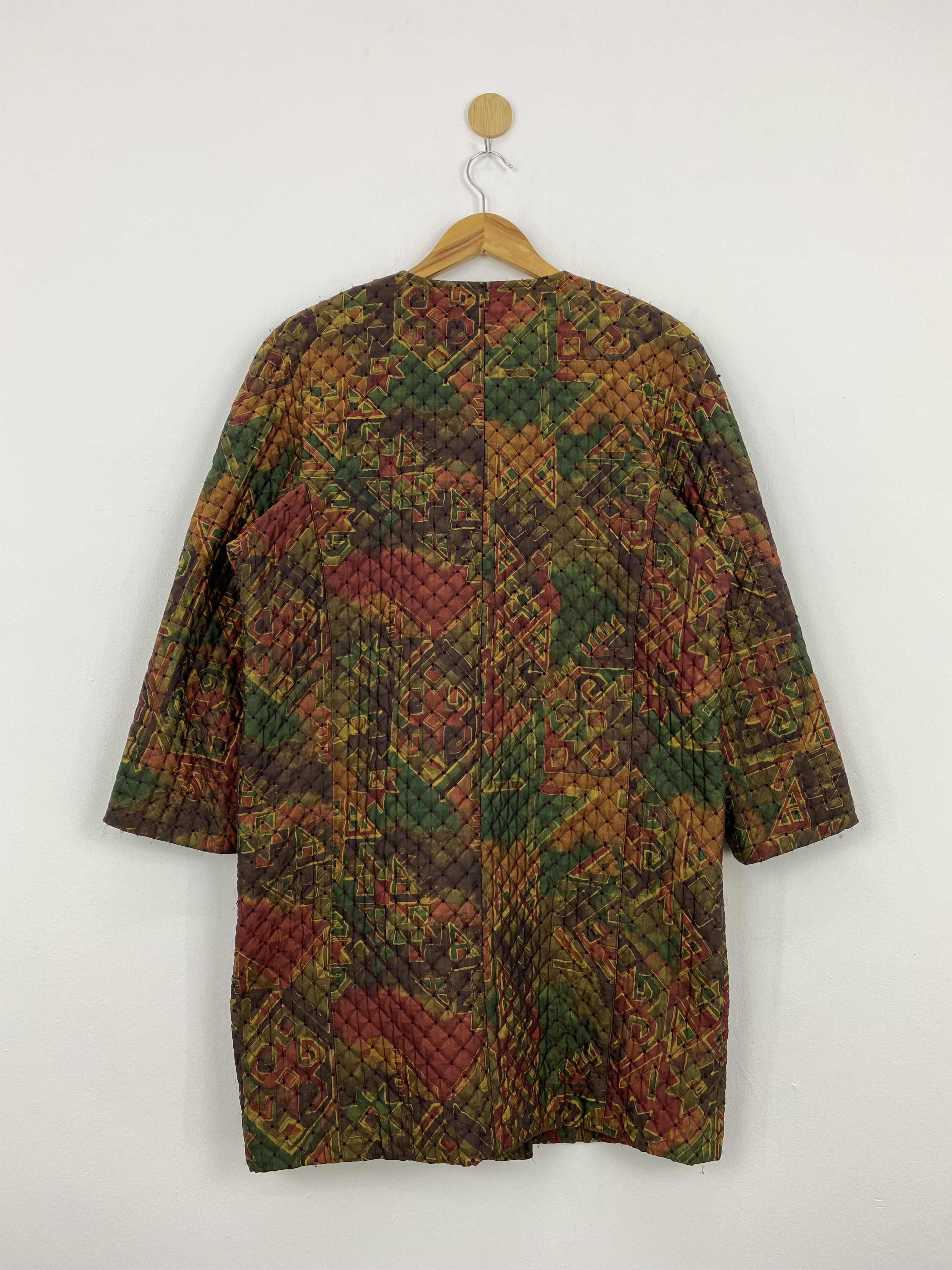 Vintage Vintage Italian Designer Femminino Prisco Quilted Jacket Size US XXS / EU 40 - 3 Thumbnail