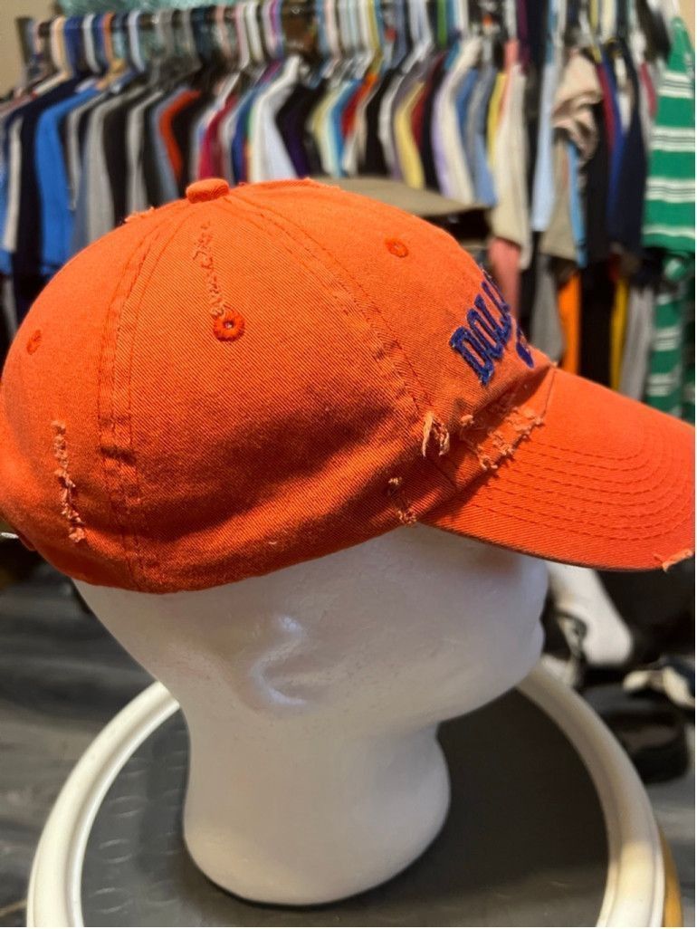 Other Men's Dollywood Orange Blue Distressed Baseball Cap Size ONE SIZE - 4 Thumbnail