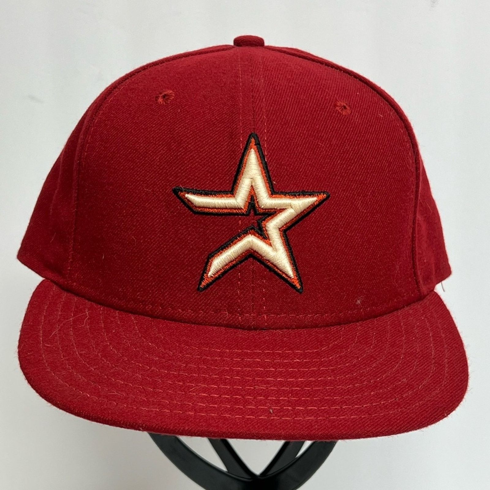 New Era Houston Astros New Era On Field Brick Fitted Cap Hat 7 1/8 Size ONE SIZE - 1 Thumbnail