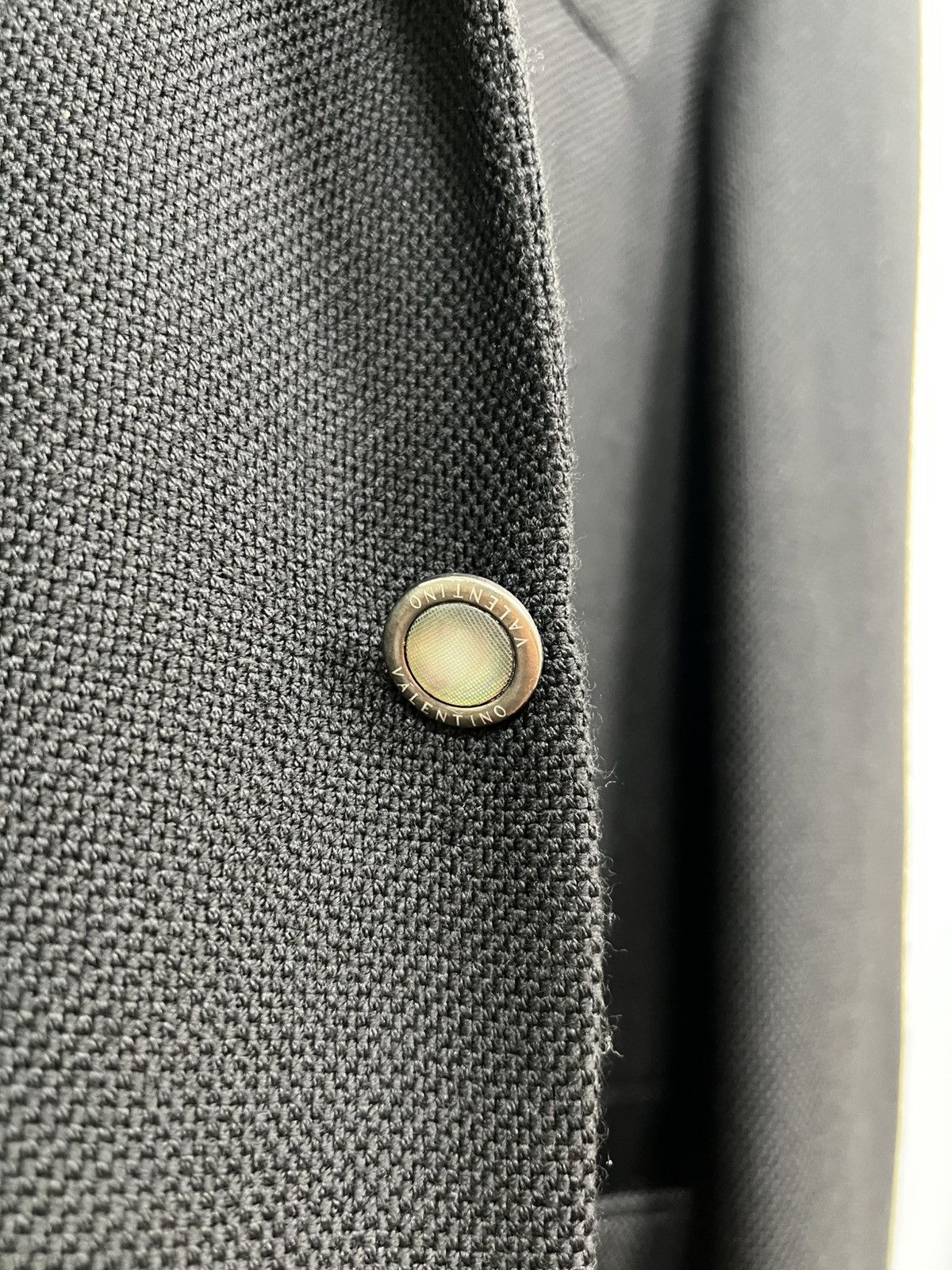 Valentino Woven Black Valentino Blazer Size 42R - 11 Thumbnail