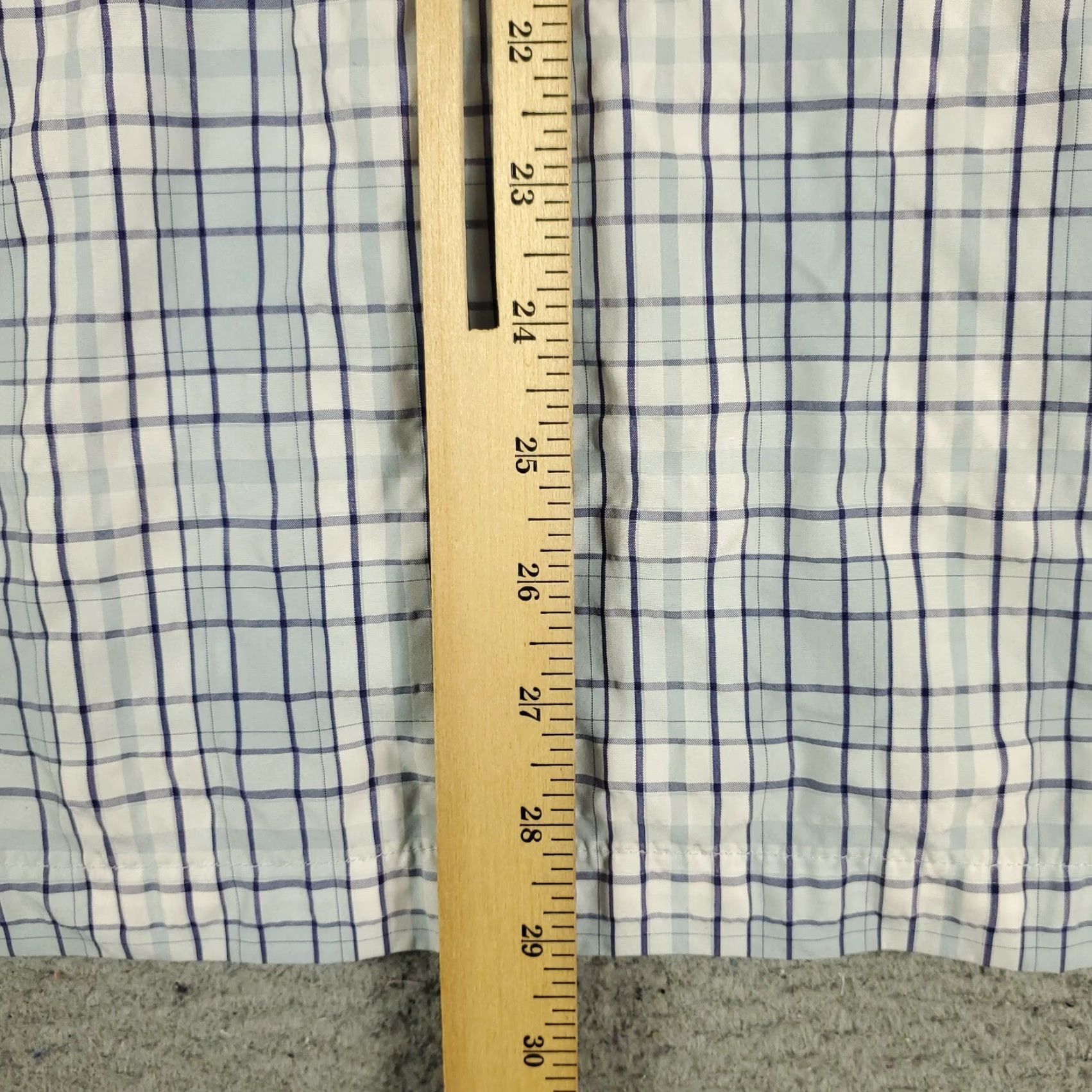 Vintage L.L. Bean Shirt Mens Medium Blue Plaid Nylon Button-Up Long Sleeve Adult Medium Blue Plaid Button-Front SS Classic American Preppy Mens Size US M / EU 48-50 / 2 - 4 Thumbnail