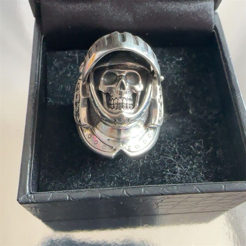 Jewelry Skull Rare Jewelry Rings Open Size Chrome Ring (Size 7-13) Size ONE SIZE - 1 Thumbnail