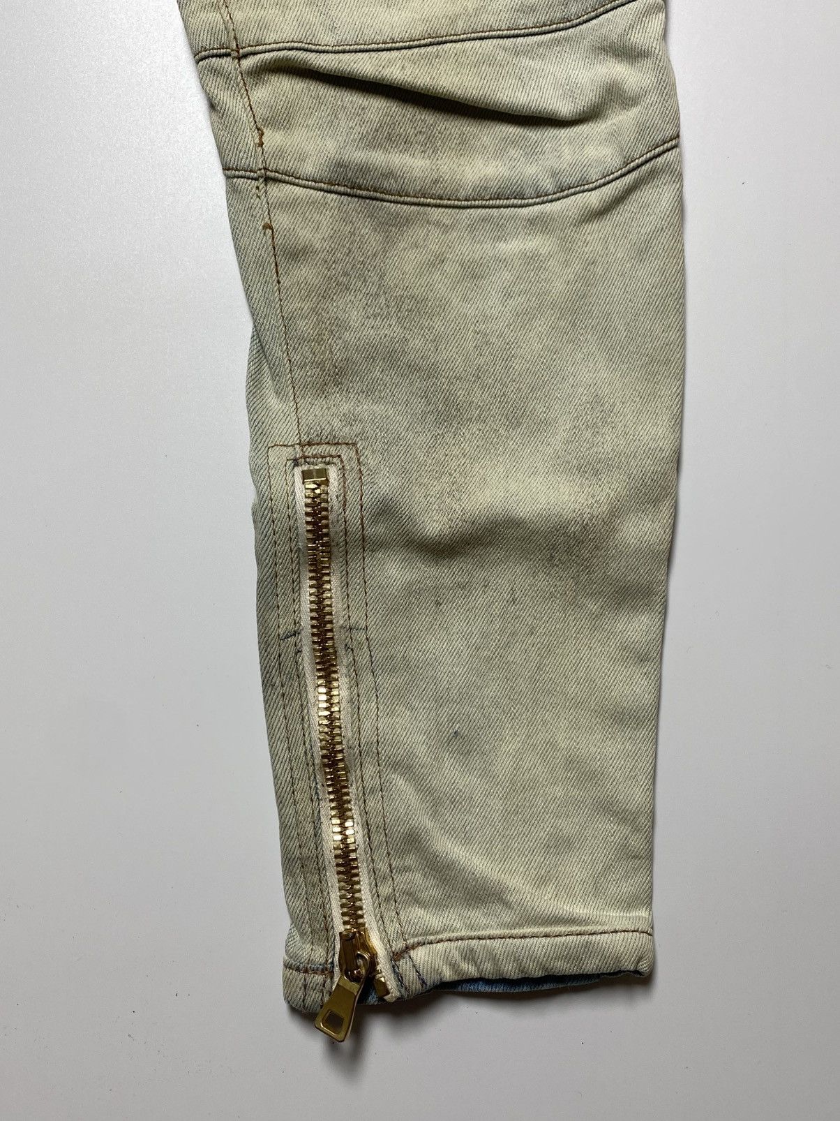 Balmain Balmain - Ankle Zip Biker Jeans Size US 30 / EU 46 - 7 Thumbnail