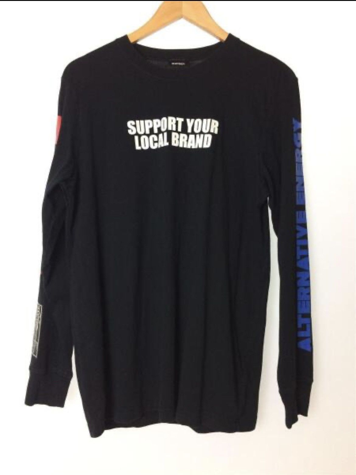 Diesel Vintage Diesel Support Your Local Brand Long Slevve Size US L / EU 52-54 / 3 - 1 Thumbnail