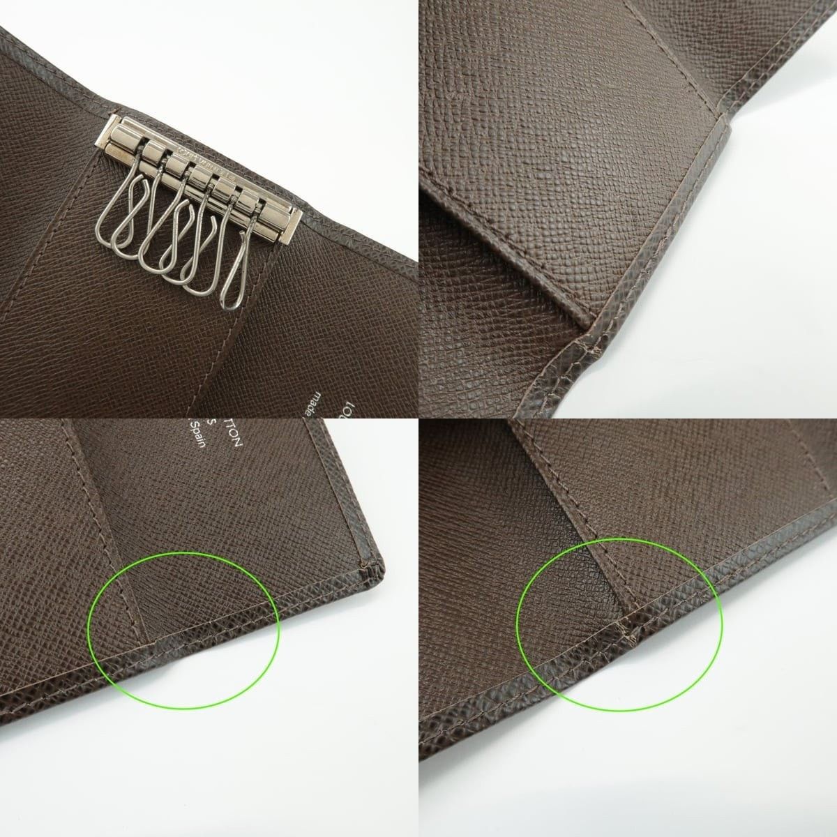 Louis Vuitton Louis Vuitton Taiga Multicles 6 Key Case Epi Brown Size ONE SIZE - 7 Thumbnail