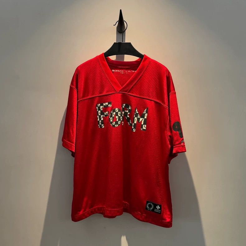 Chrome Hearts Red Ice Tennis Dress Long Sleeve Short Sleev