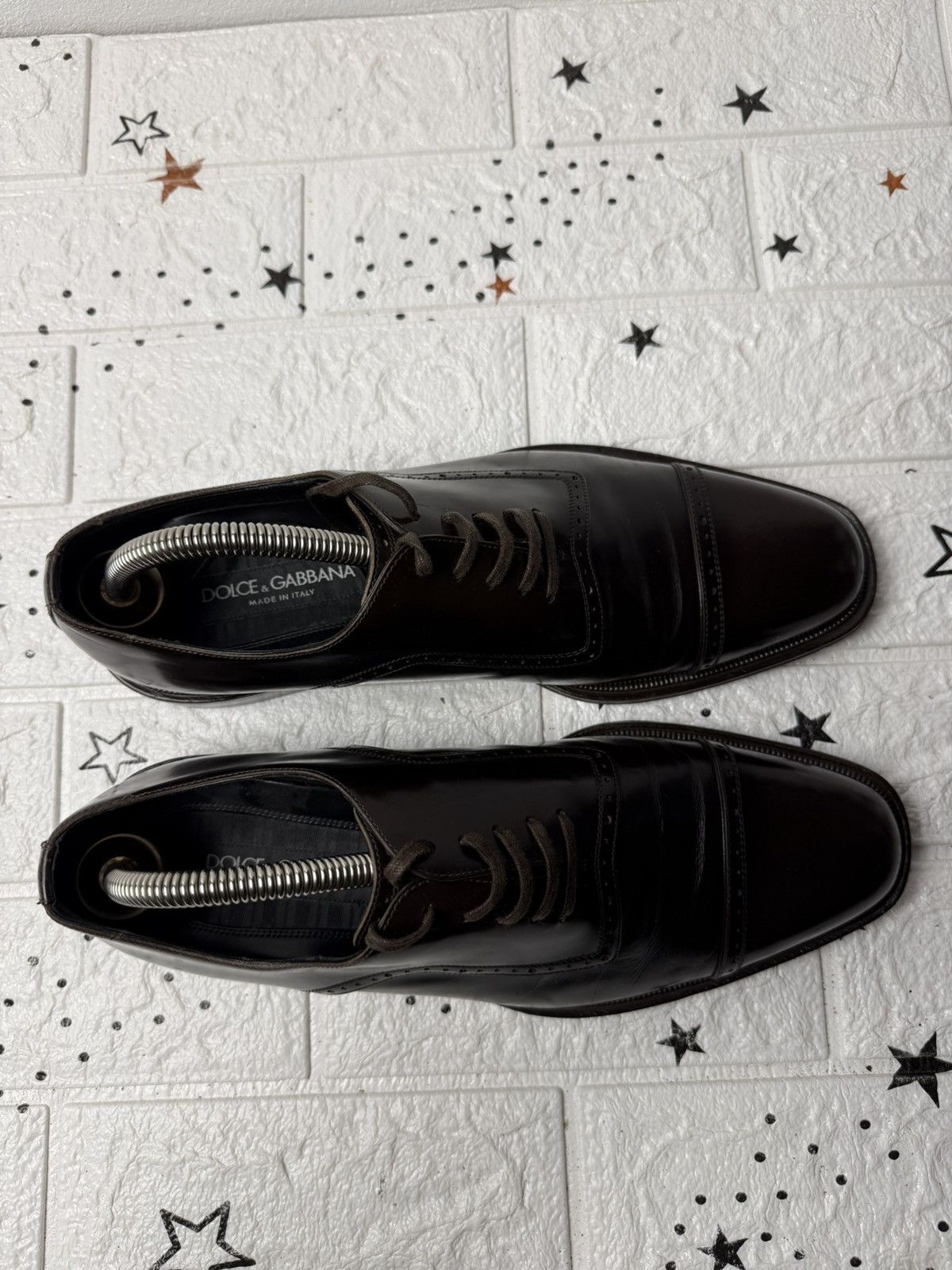 Dolce & Gabbana DOLCE & GABBANA oxford US7.5 UK6.5 EUR41 Leather Brown Size US 7.5 / EU 40-41 - 11 Thumbnail