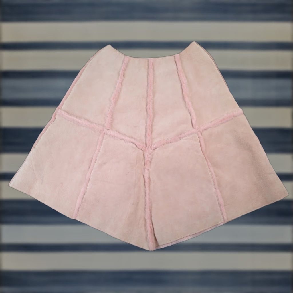 Ugg UGG Leather Sherling Lined Skirt Pink Womens Small / Medium Size 28" / US 6 / IT 42 - 1 Thumbnail