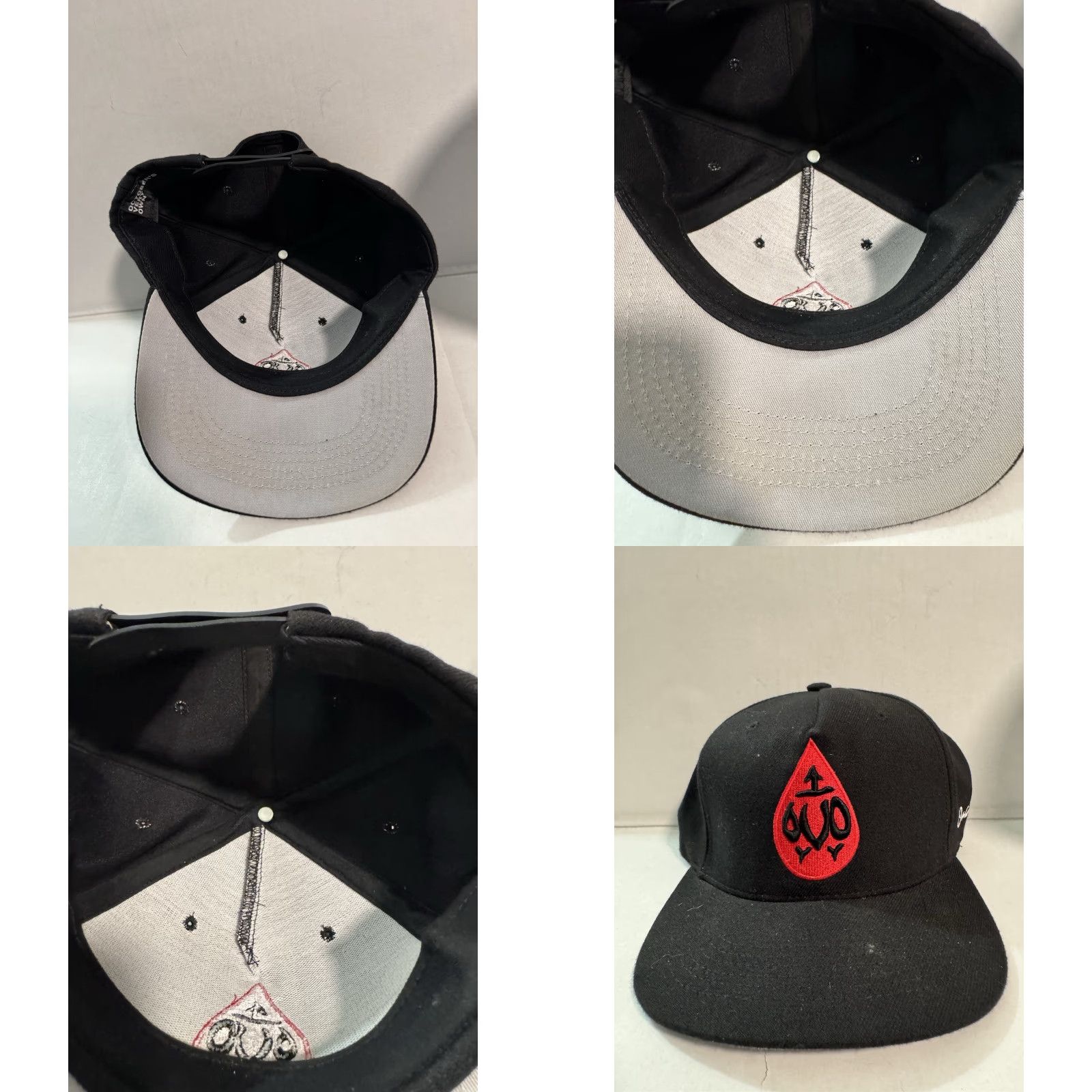 Vintage VINTAGE OVO Snapback Hat, OVO Brand, Men, One Size, Black, Knit Acrylic Wool, Hip Hop, 2012 Take Care Era, Drake HTF Size ONE SIZE - 9 Thumbnail