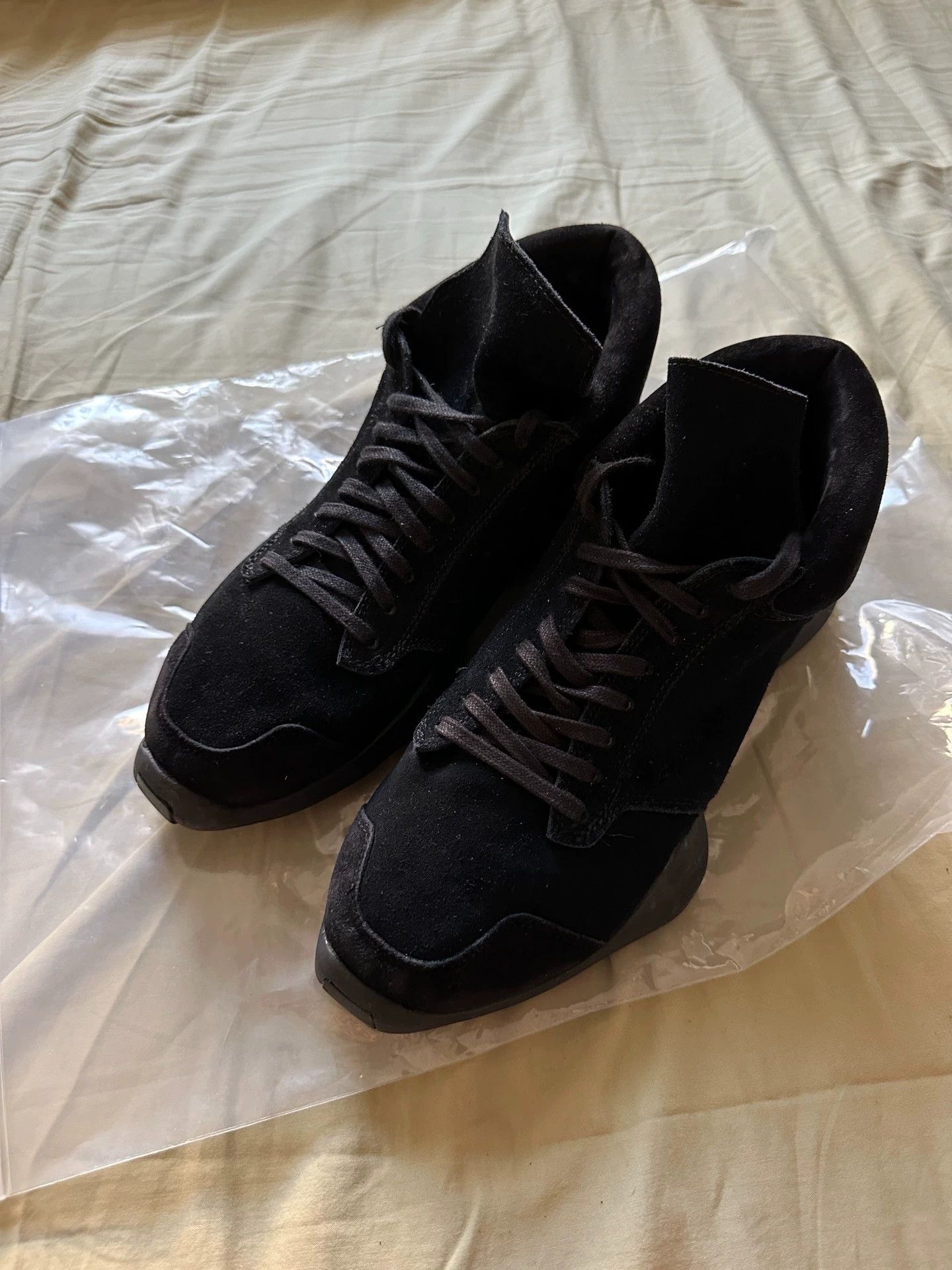 Rick Owens Rick Owens x Adidas Black Suede Tank 42 Classic 95 Size US 9 / EU 42 - 2 Thumbnail