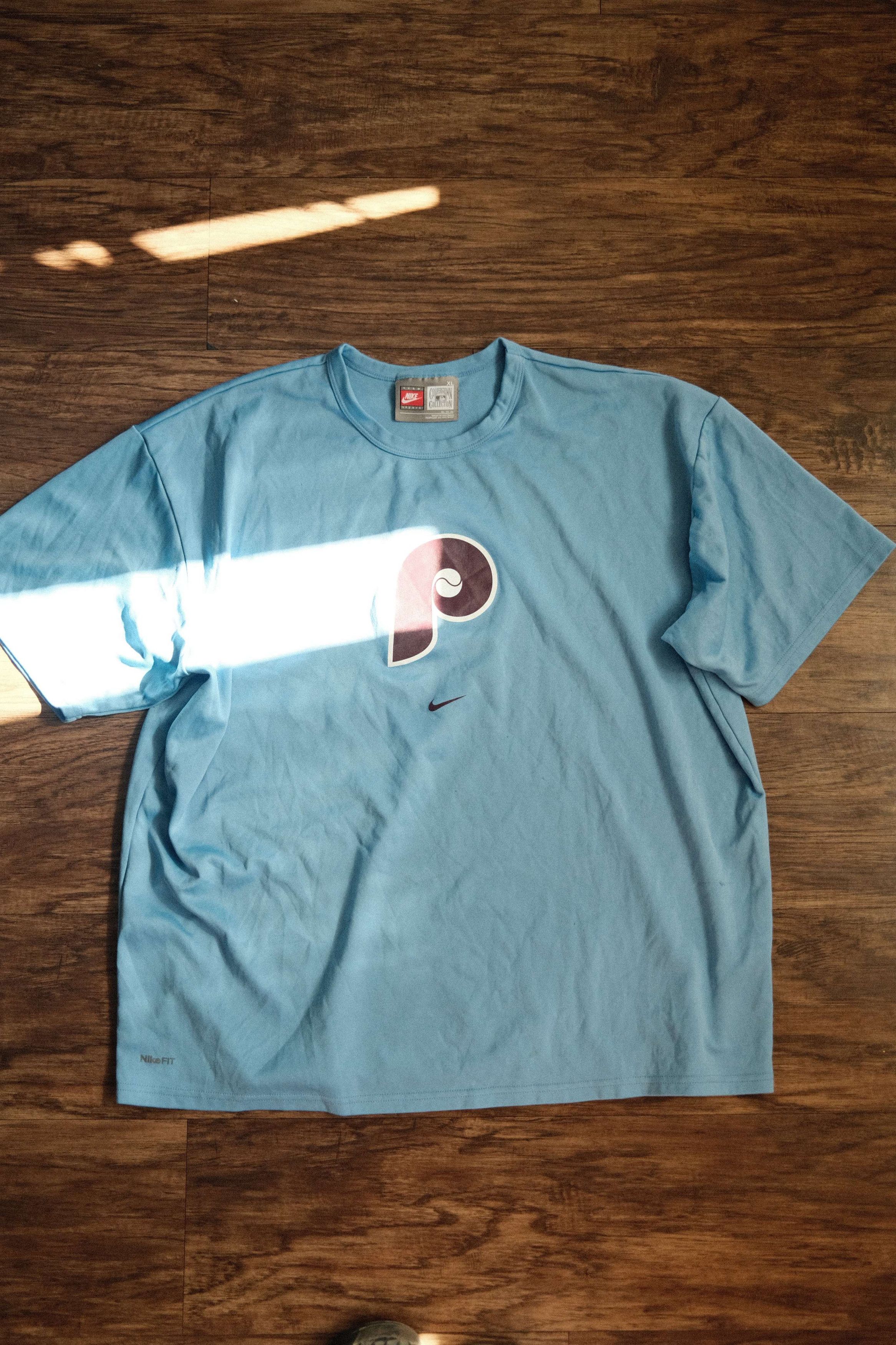 Nike Nike x Phillies Cooperstown Collection DriFit Jersey Size US XL / EU 56 / 4 - 1 Thumbnail