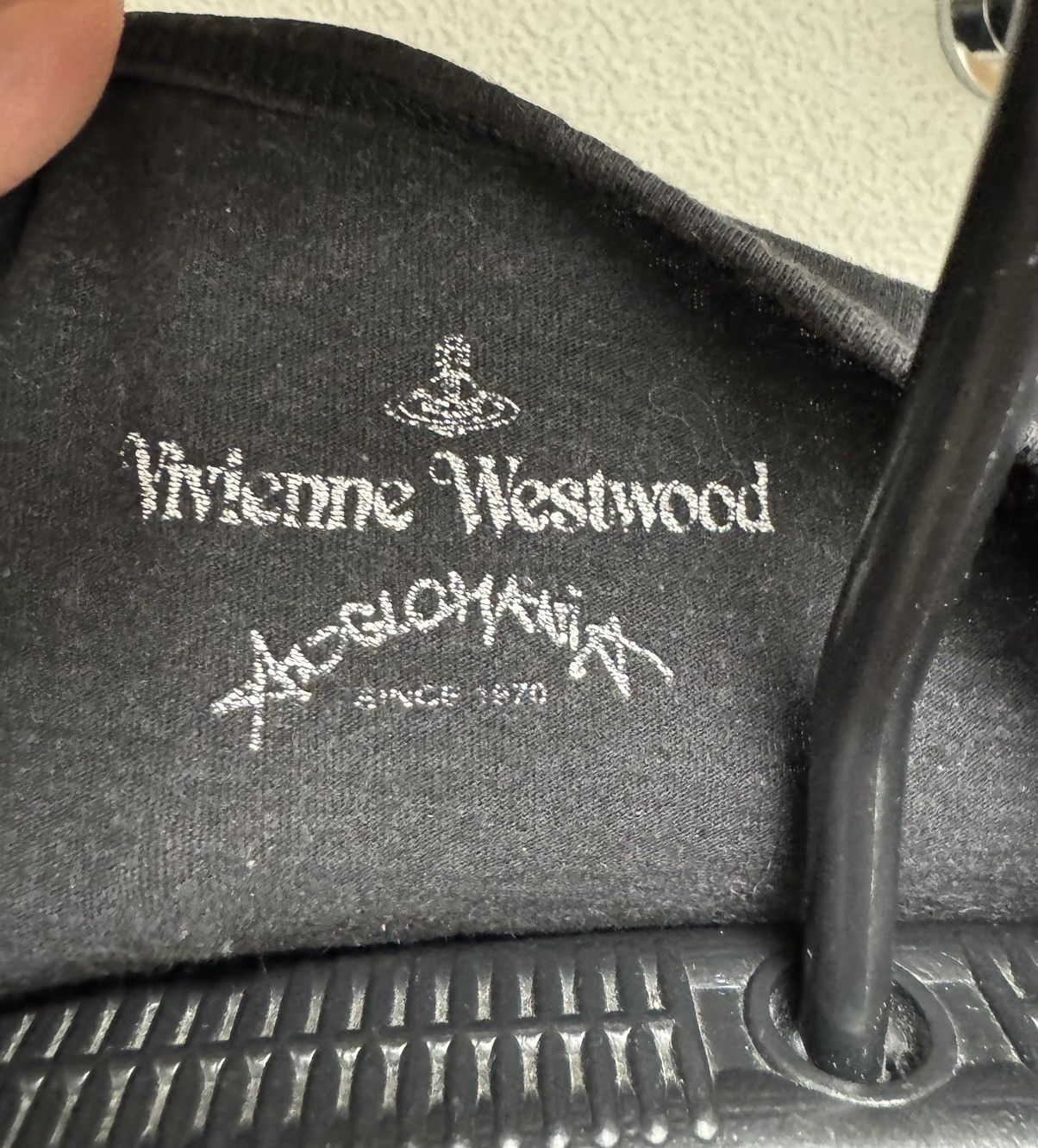 Vivienne Westwood Vivienne Westwood anglomania black t-shirt S sz big logo Size US S / EU 44-46 / 1 - 6 Thumbnail