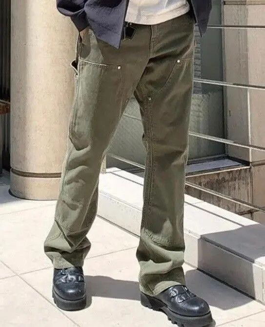 Japanese Brand High Street Cargo Pant Frayed Straight Jean Size US 30 / EU 46 - 1 Thumbnail